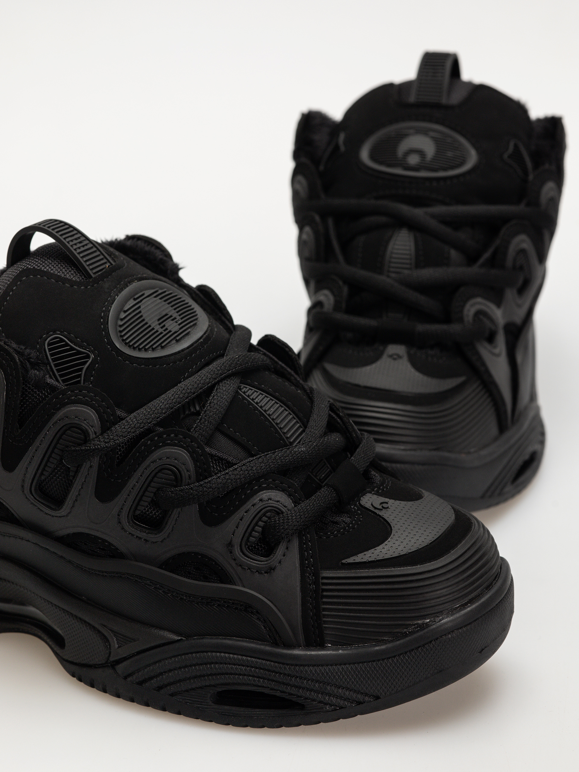 Pantofi Osiris D3 2001 (black/black/shearling)