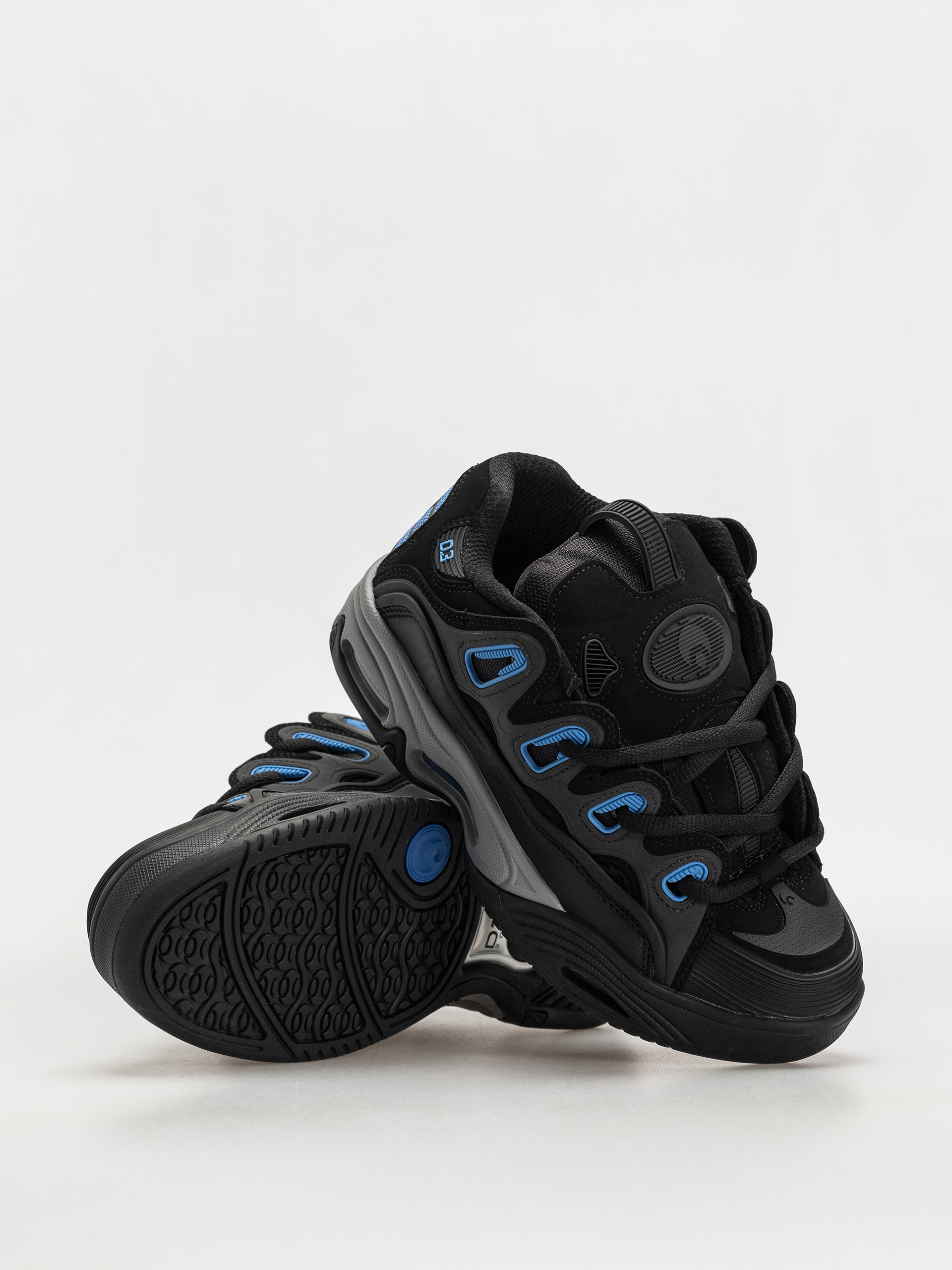 Pantofi Osiris D3 2001 (black/grey/blue)