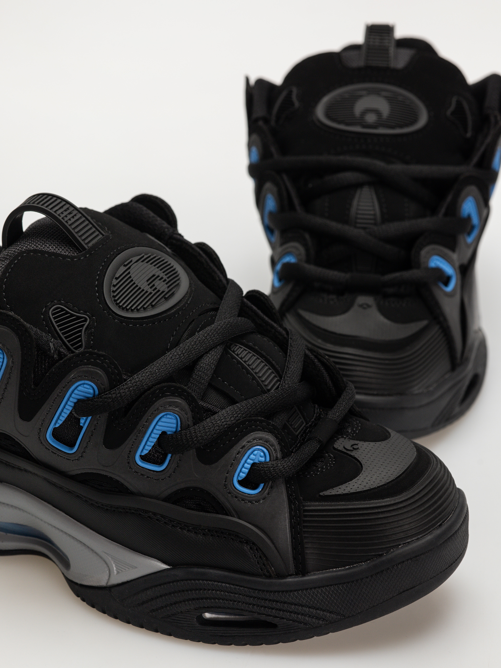 Pantofi Osiris D3 2001 (black/grey/blue)