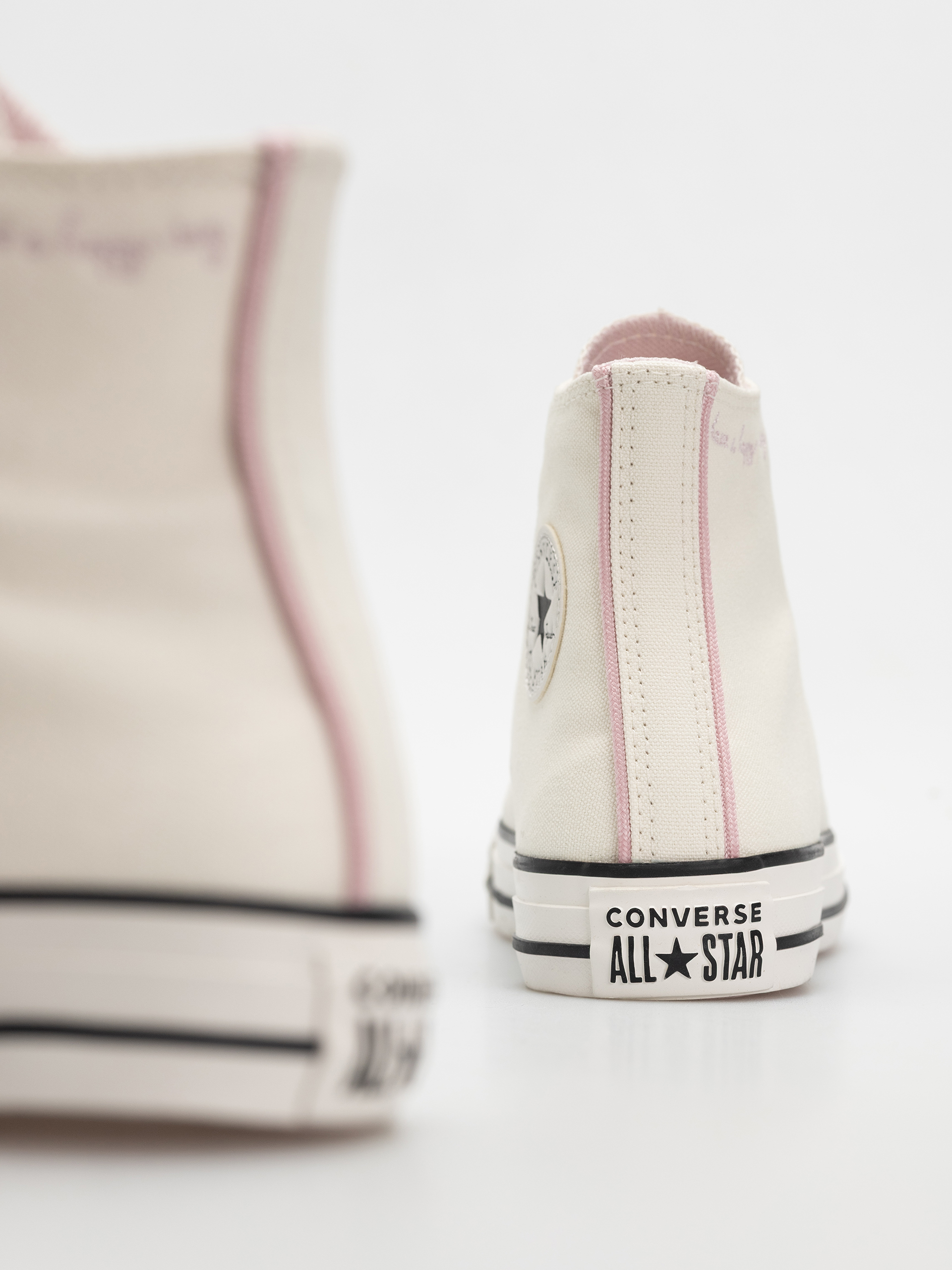 Teniși Converse Chuck Taylor All Star Hi Wmn (egret/summit pink/black)