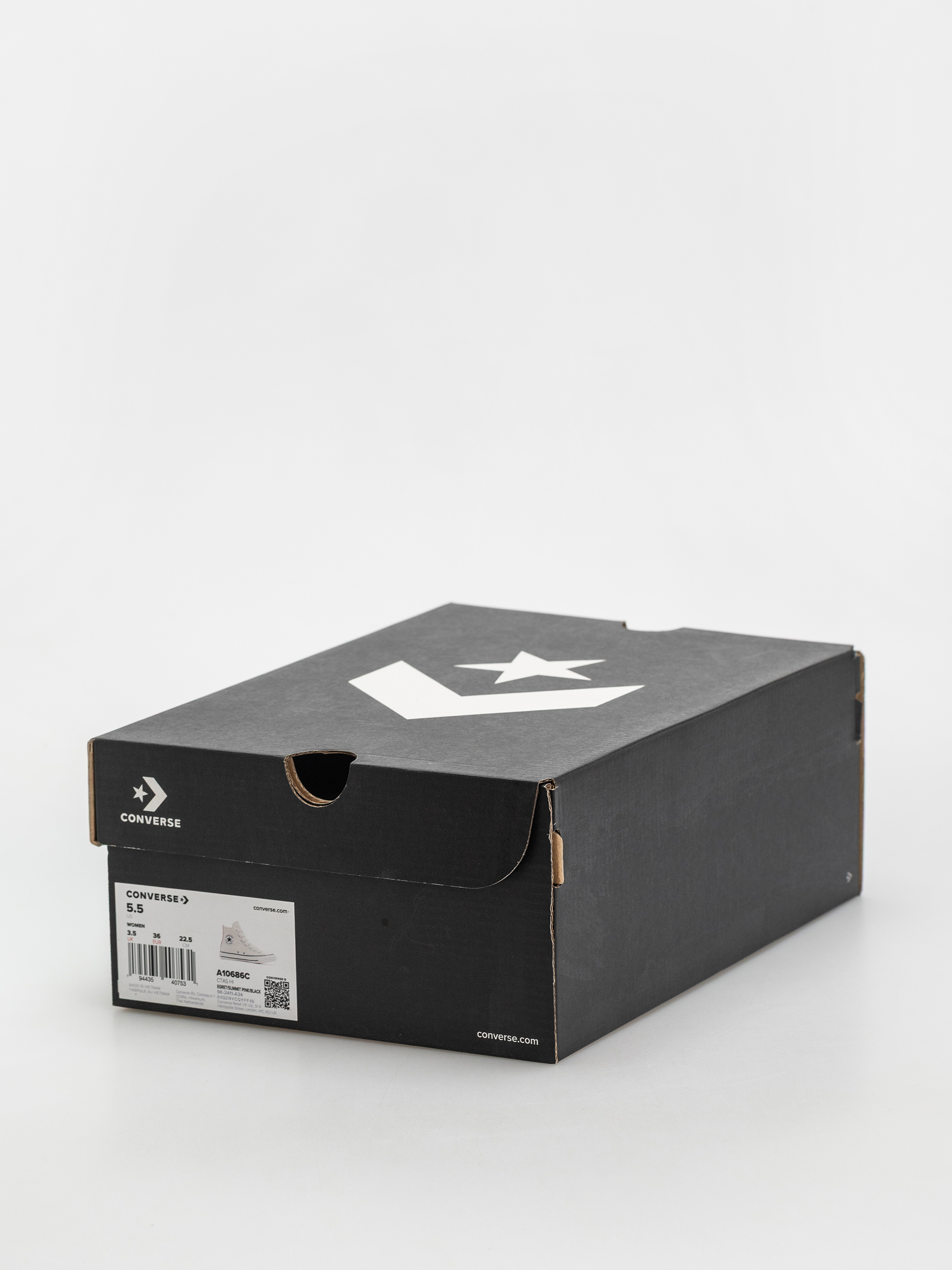 Teniși Converse Chuck Taylor All Star Hi Wmn (egret/summit pink/black)