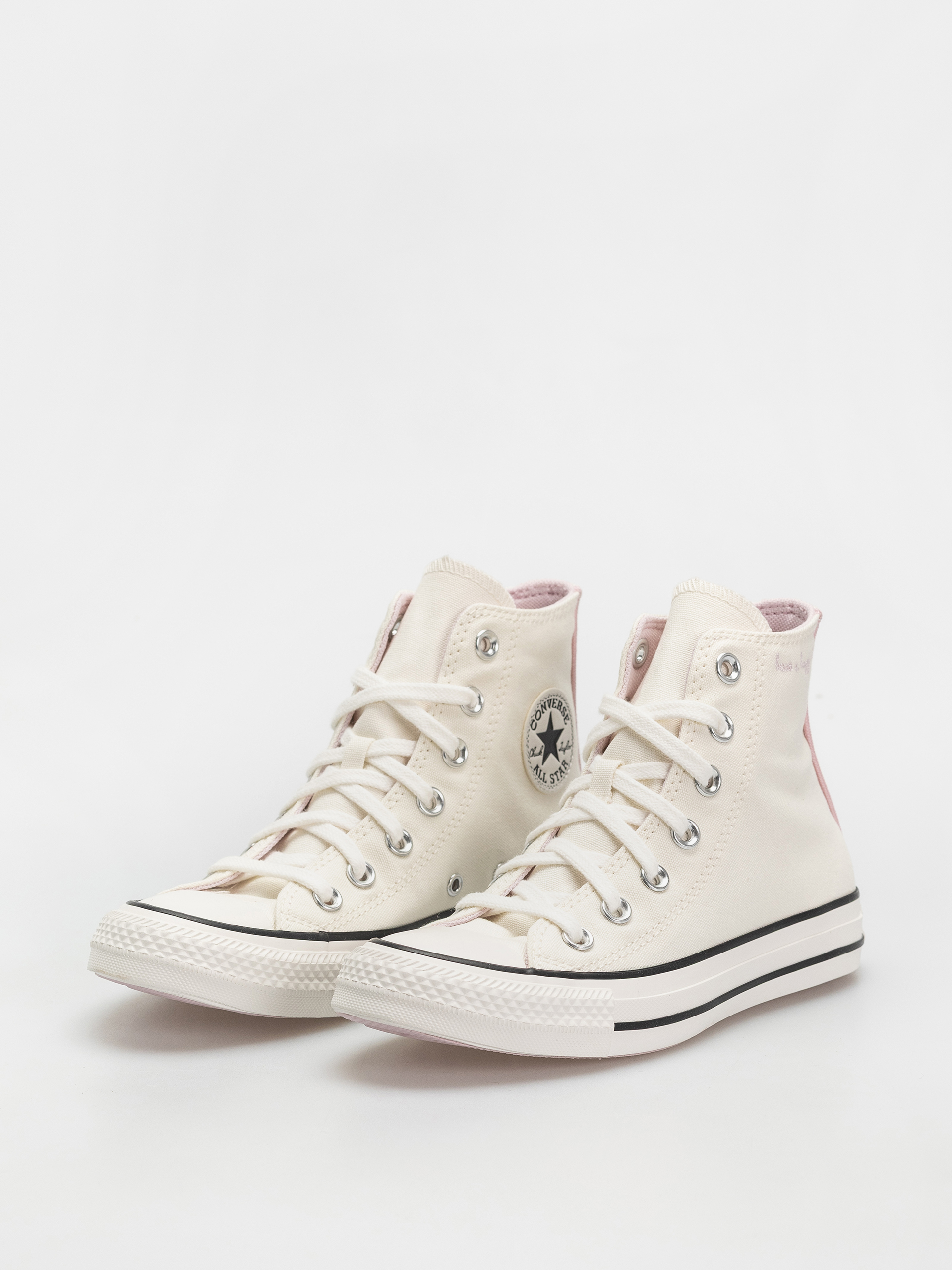 Teniși Converse Chuck Taylor All Star Hi Wmn (egret/summit pink/black)