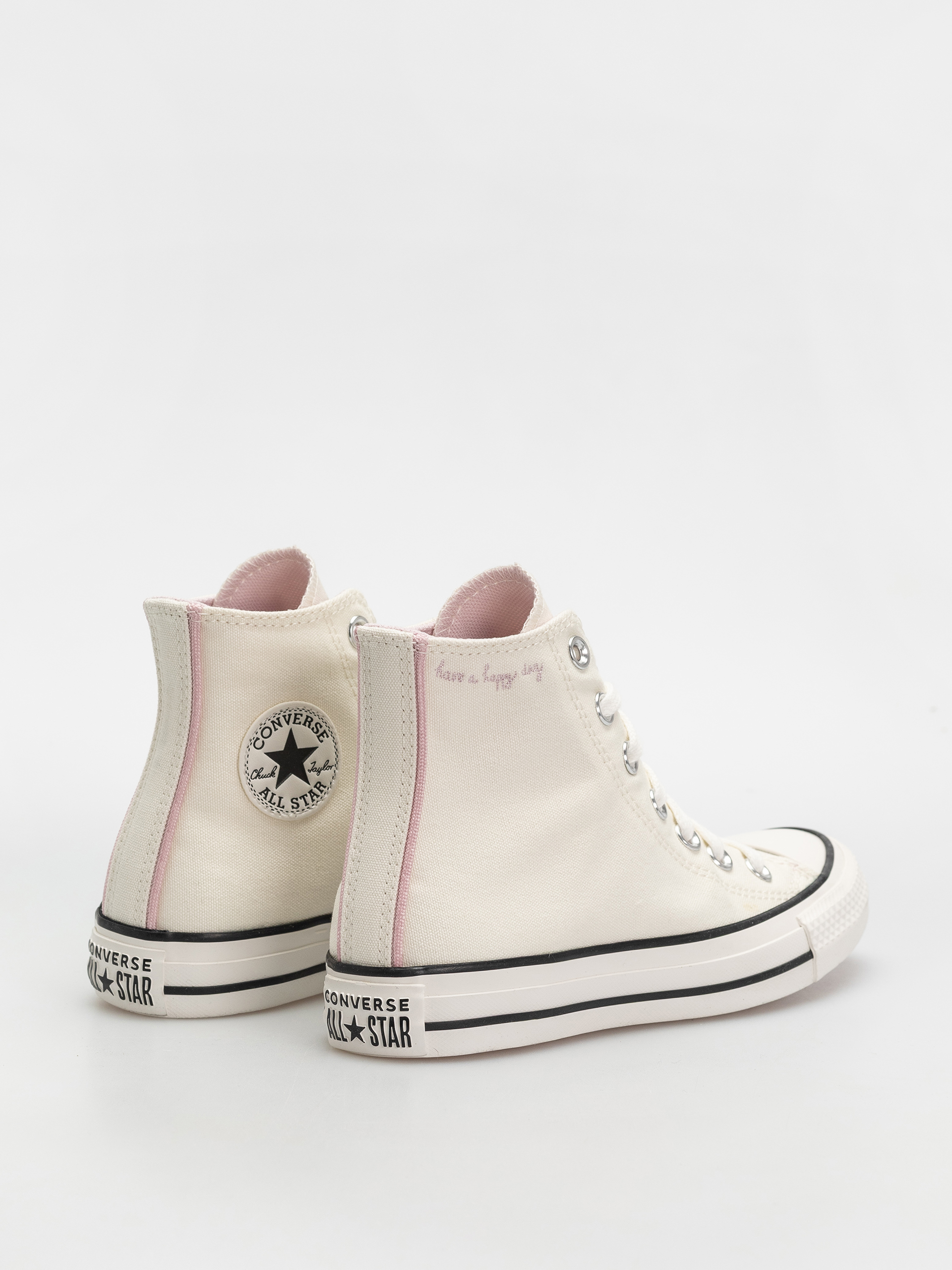 Teniși Converse Chuck Taylor All Star Hi Wmn (egret/summit pink/black)