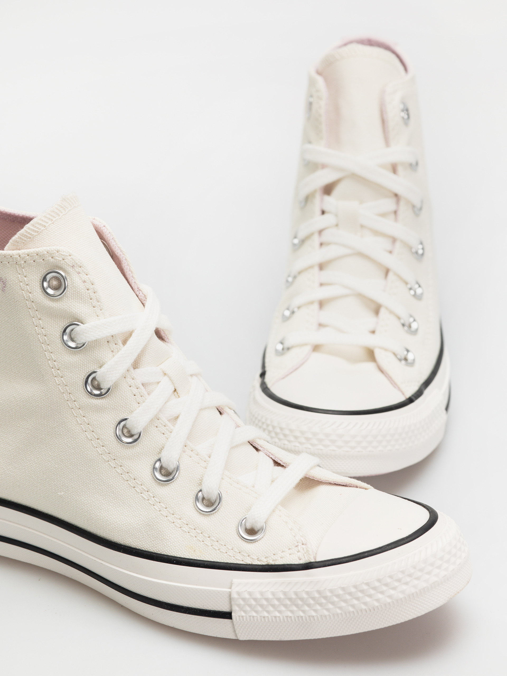 Teniși Converse Chuck Taylor All Star Hi Wmn (egret/summit pink/black)