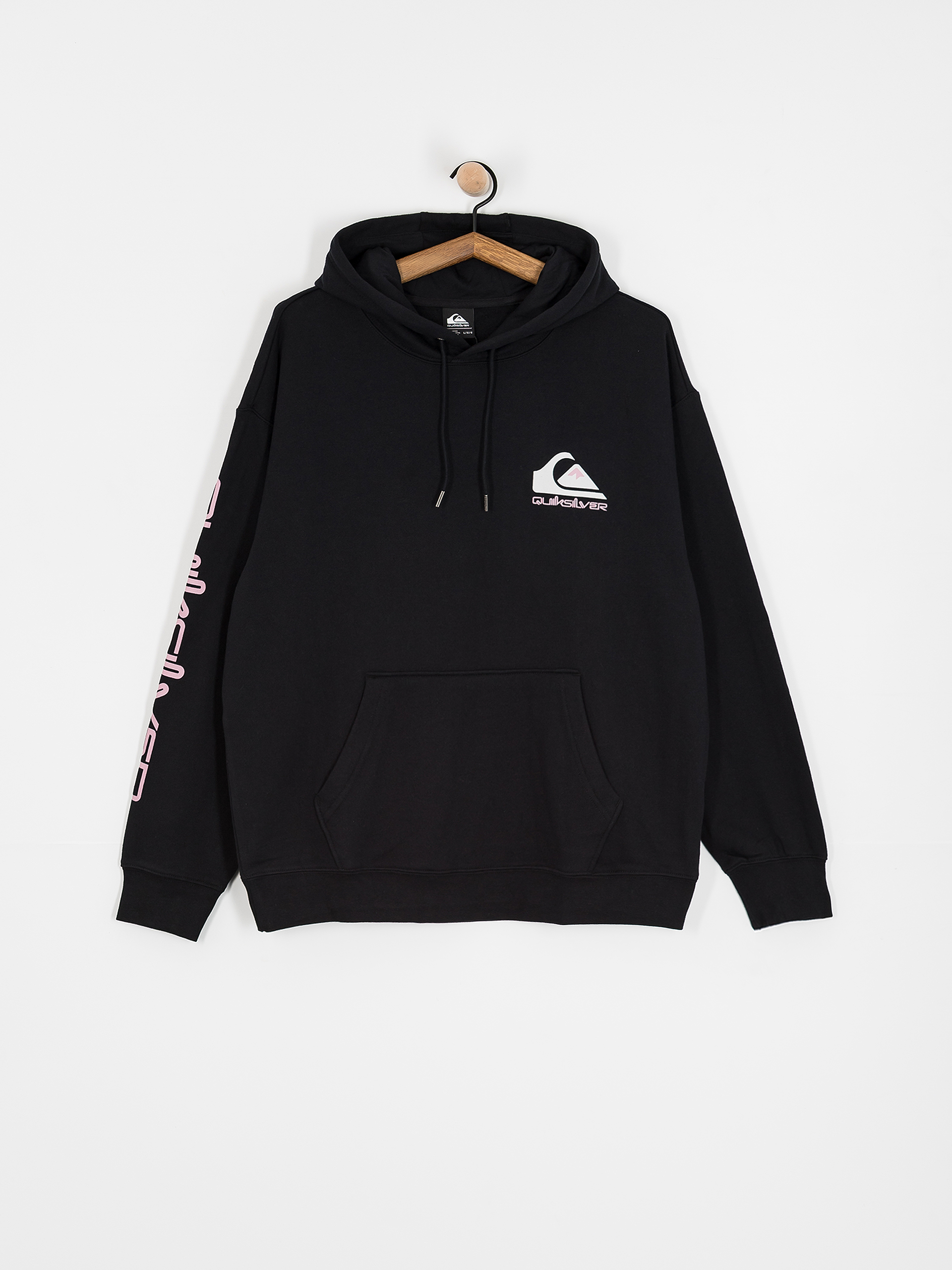 Hanorac cu glugă Quiksilver Omni Logo HD (black)