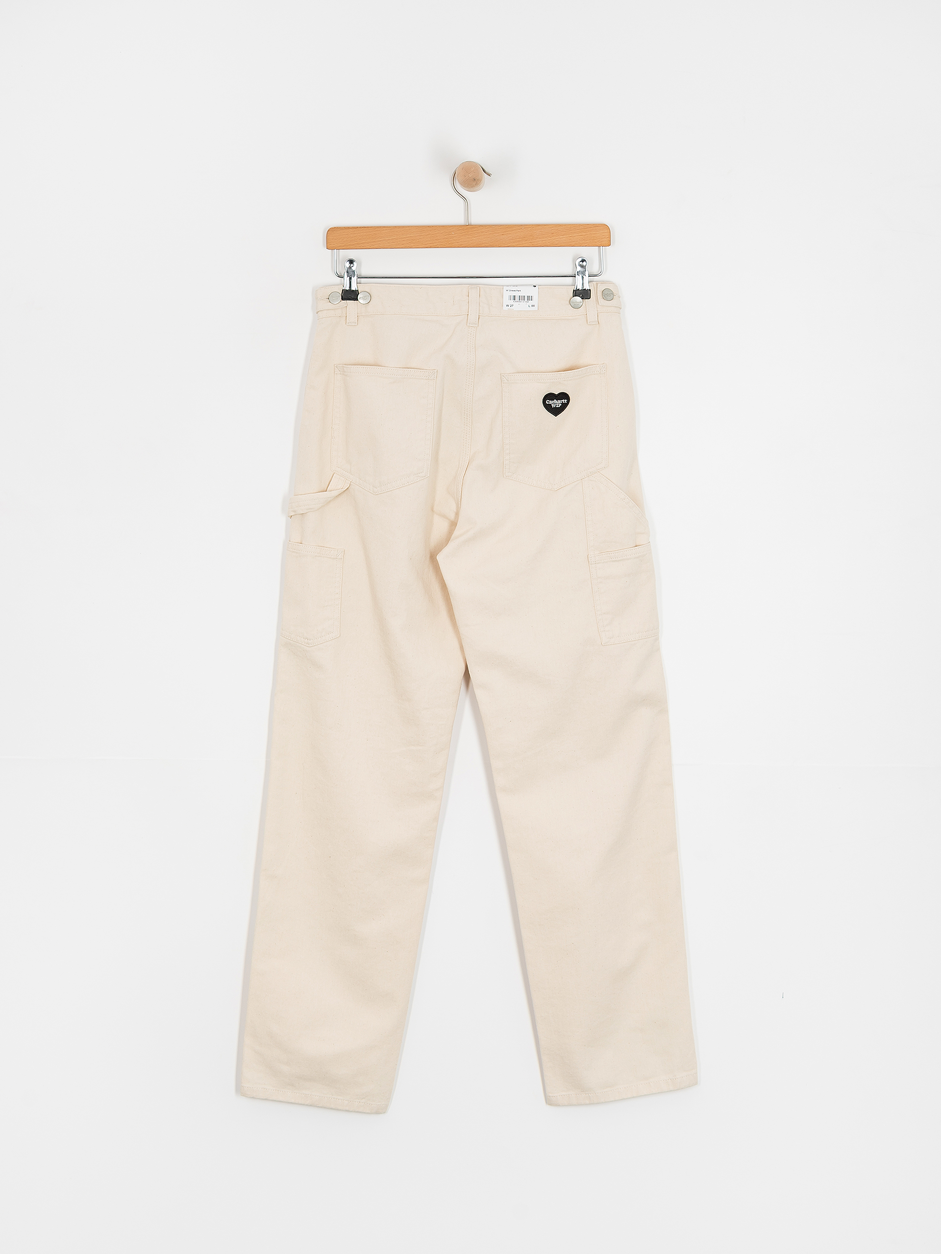Pantaloni Carhartt WIP Drewe Wmn (natural)