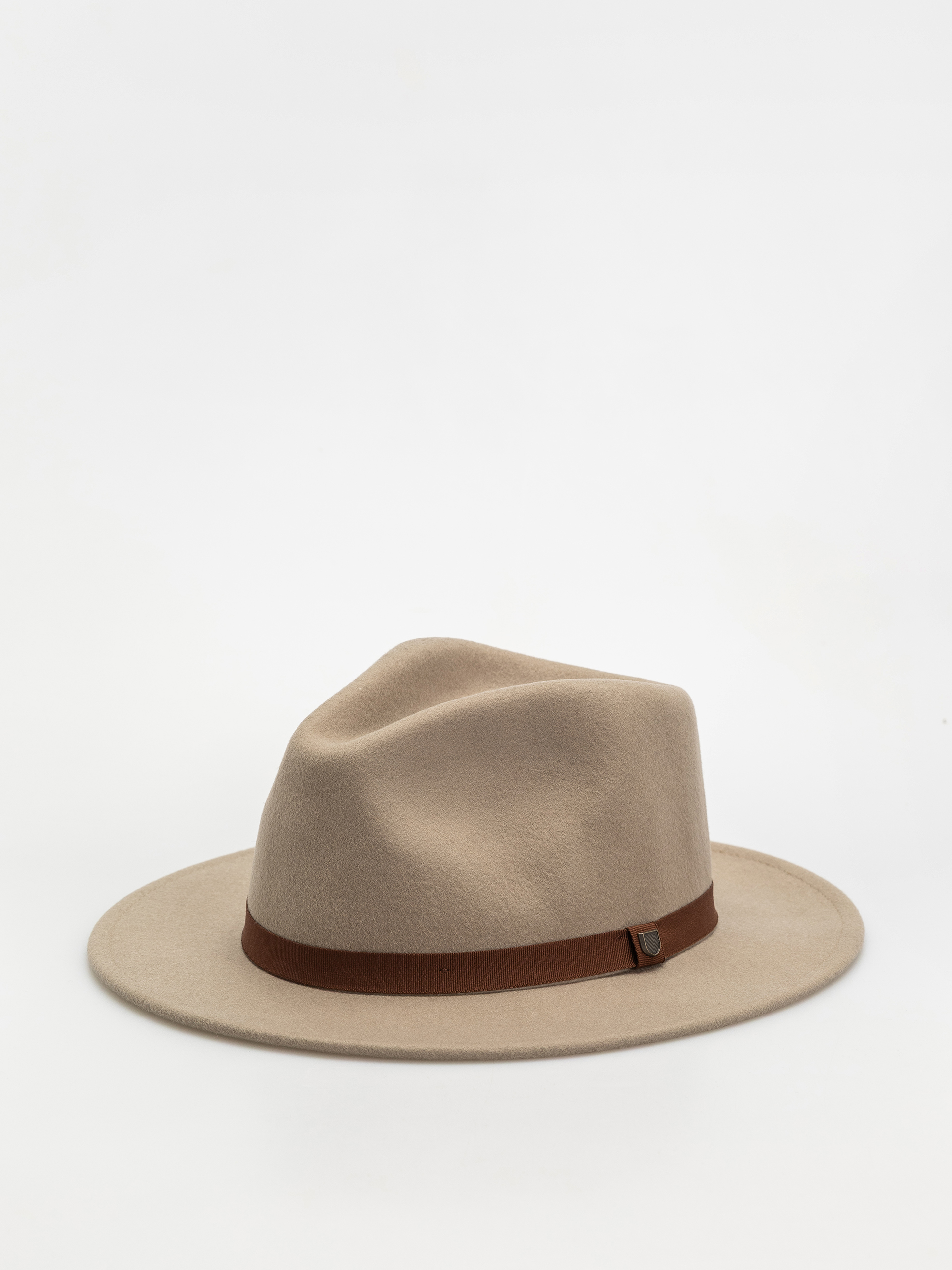 Pu0103lu0103rie Brixton Messer Packable Fedora (timberwolf/light brown)