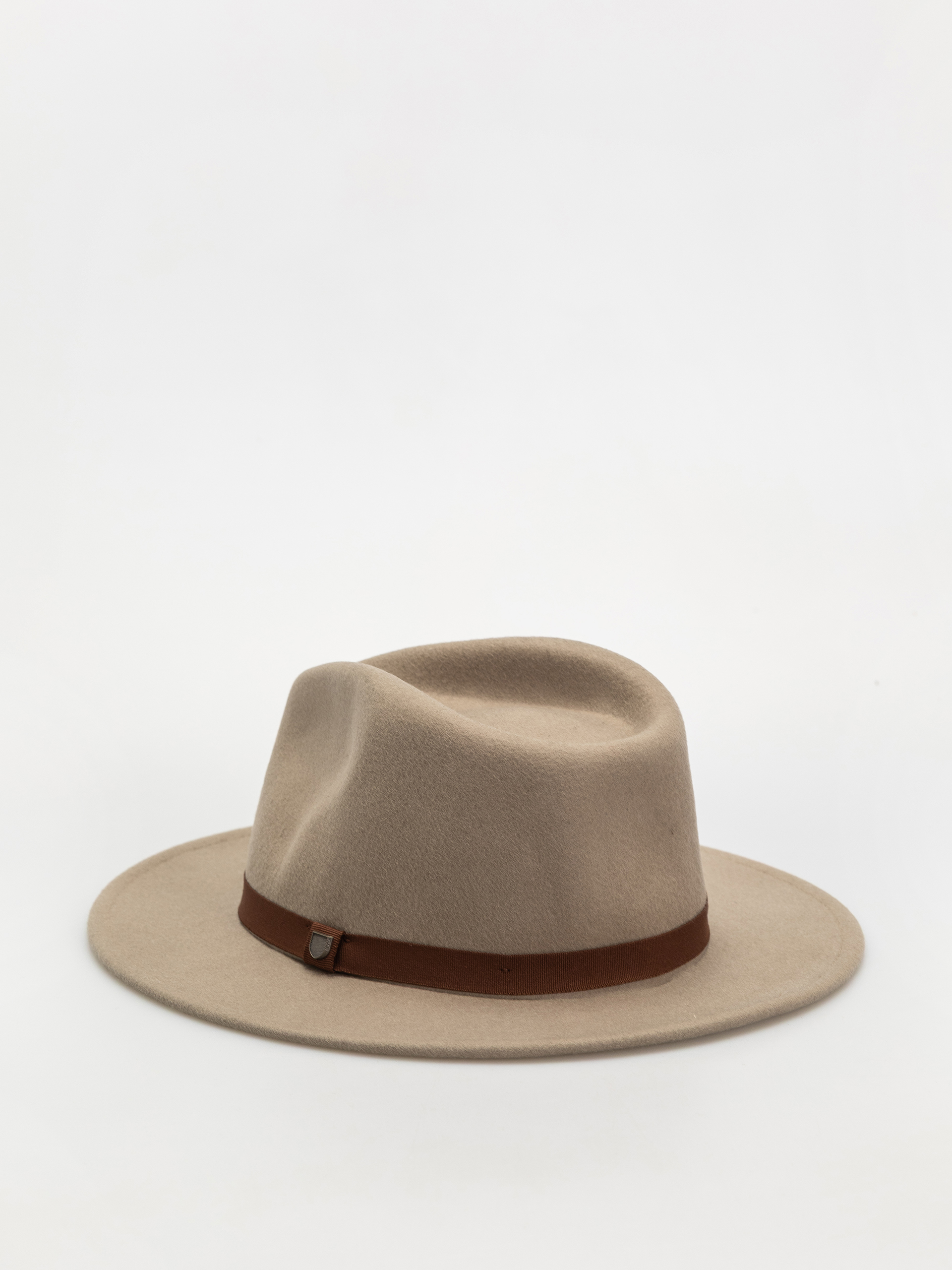 Pălărie Brixton Messer Packable Fedora (timberwolf/light brown)