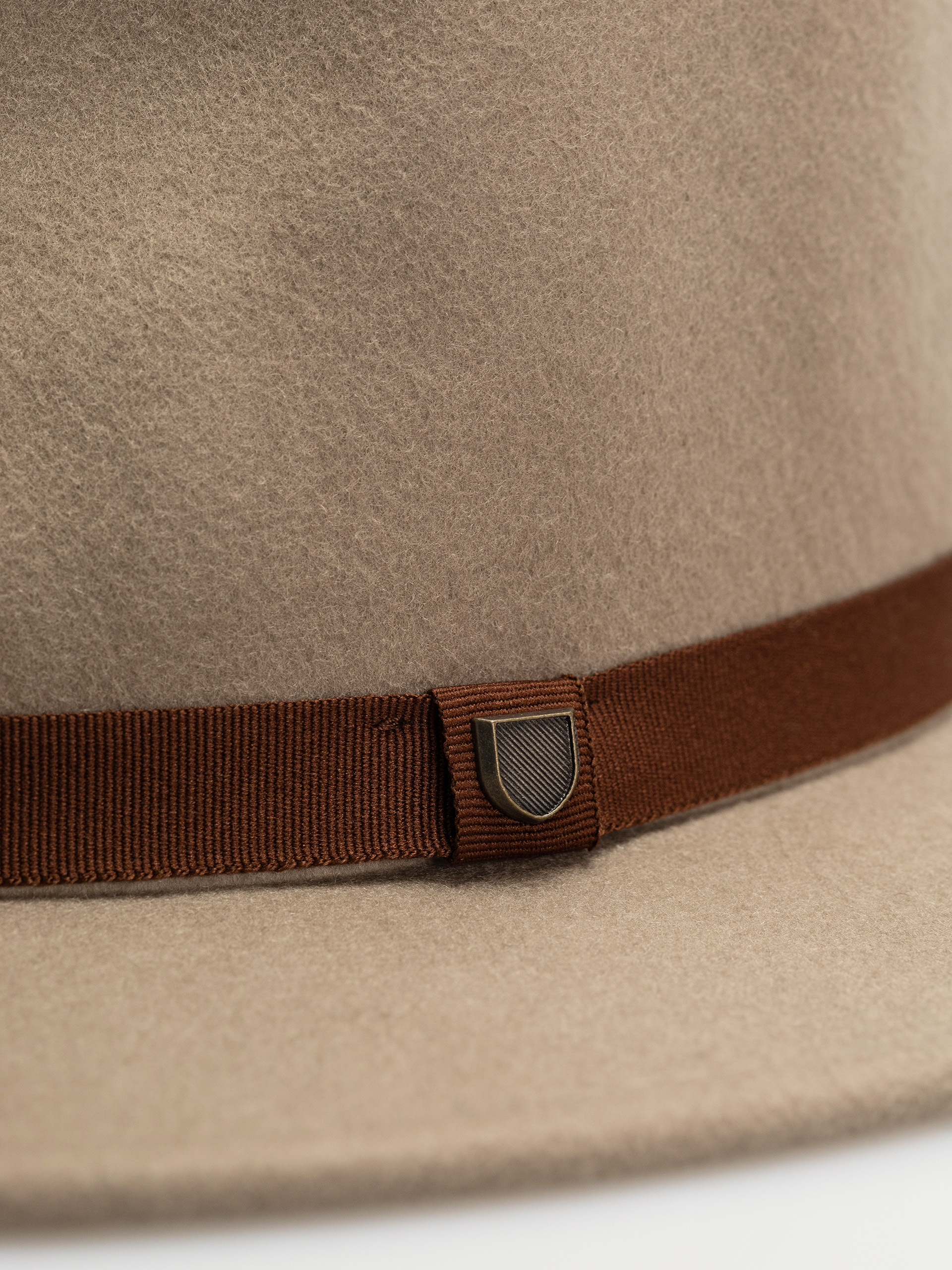 Pălărie Brixton Messer Packable Fedora (timberwolf/light brown)