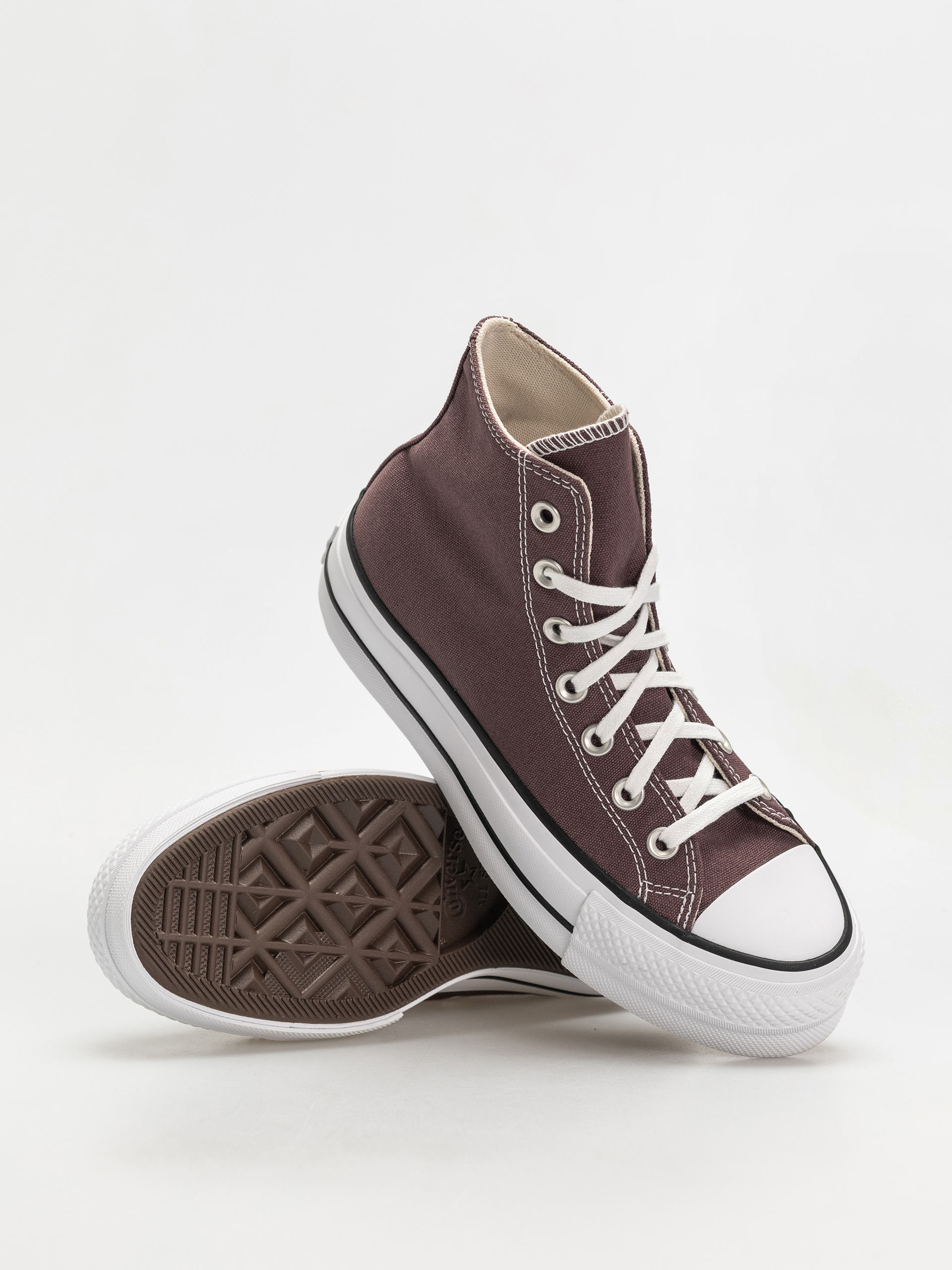 Teniși Converse Chuck Taylor All Star Lift Hi Wmn (trail mixed/natural ivory)