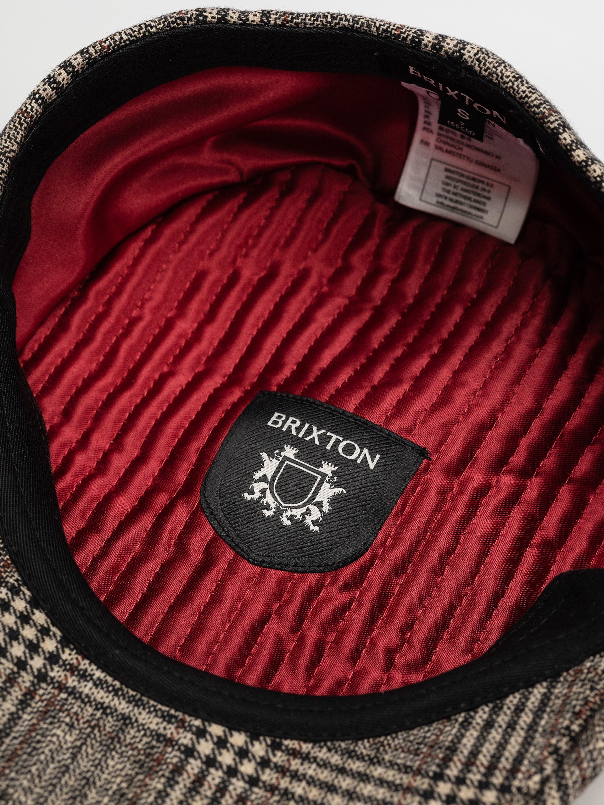 Pălărie cu cozoroc Brixton Brood Snap Cap (khaki/brown plaid)