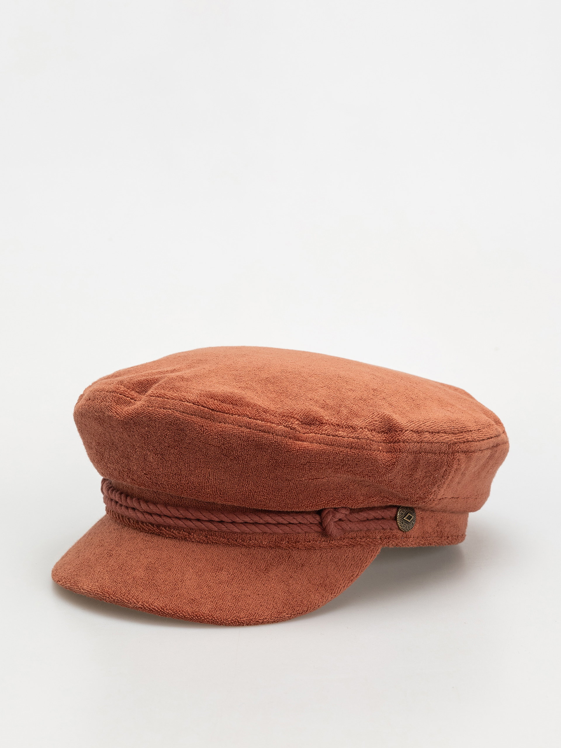 Pălărie cu cozoroc Brixton Fiddler Cap (burnt brick terry cloth)