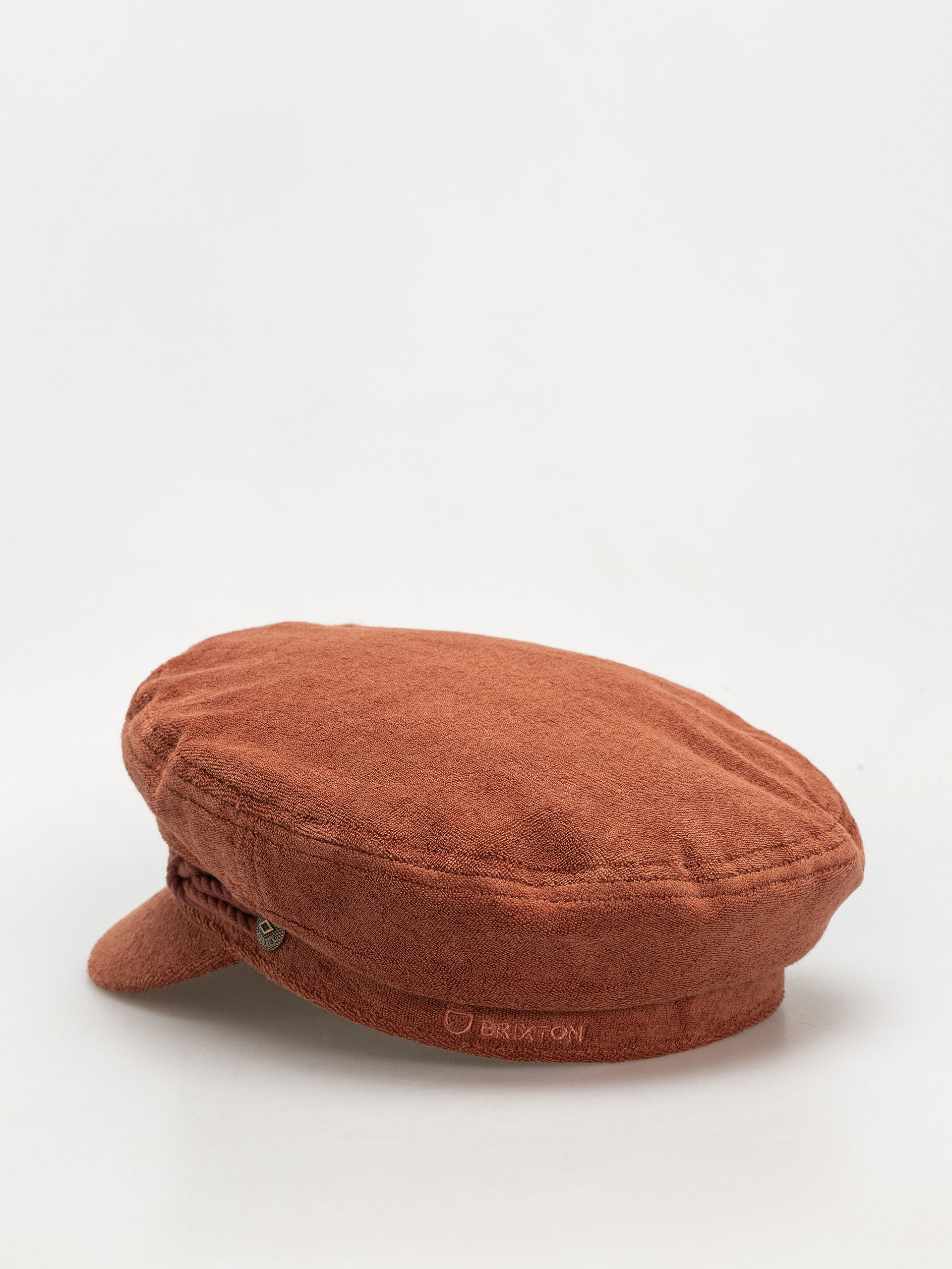 Pălărie cu cozoroc Brixton Fiddler Cap (burnt brick terry cloth)