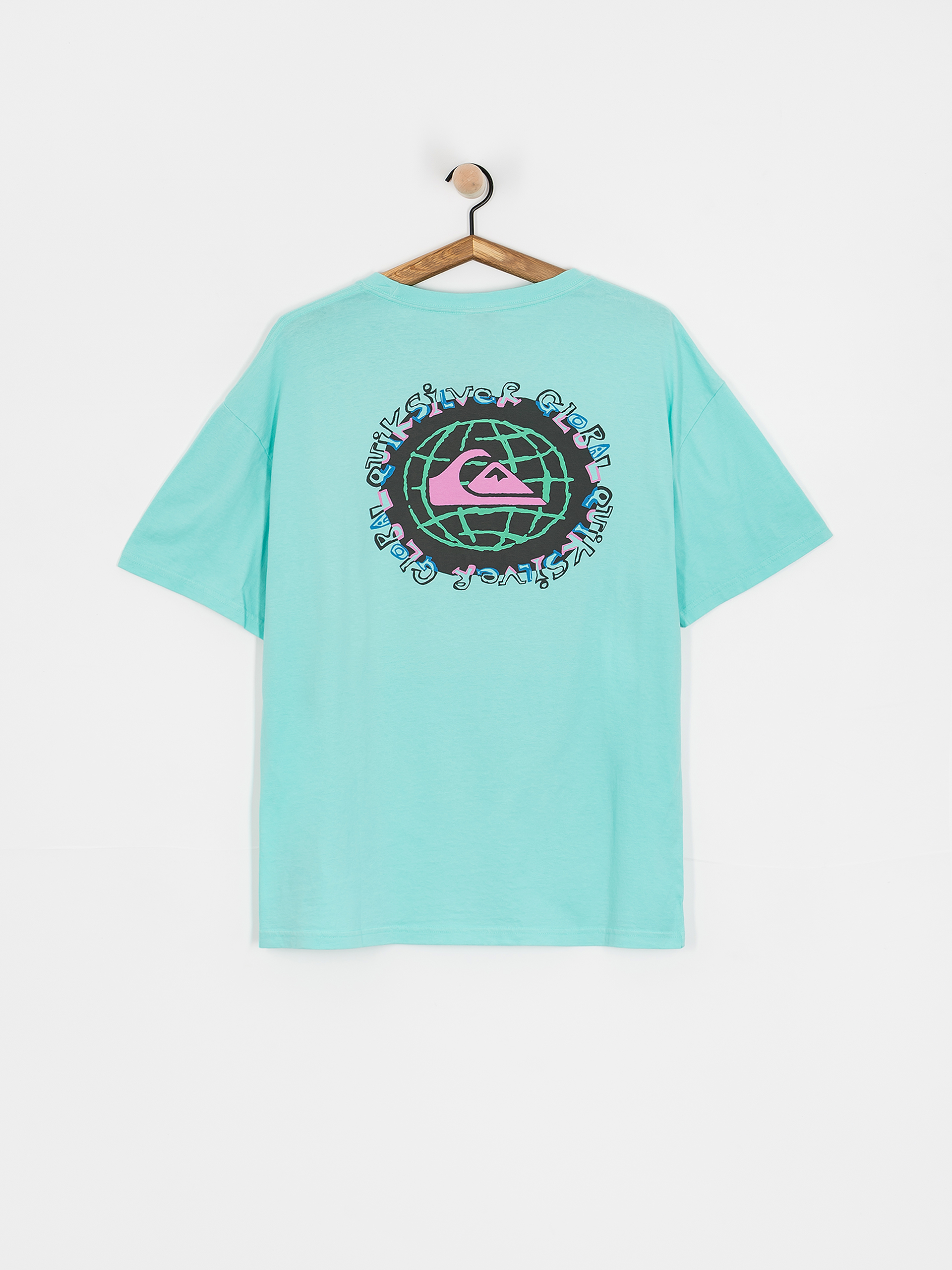 Tricou Quiksilver Global Heat (aqua sky)