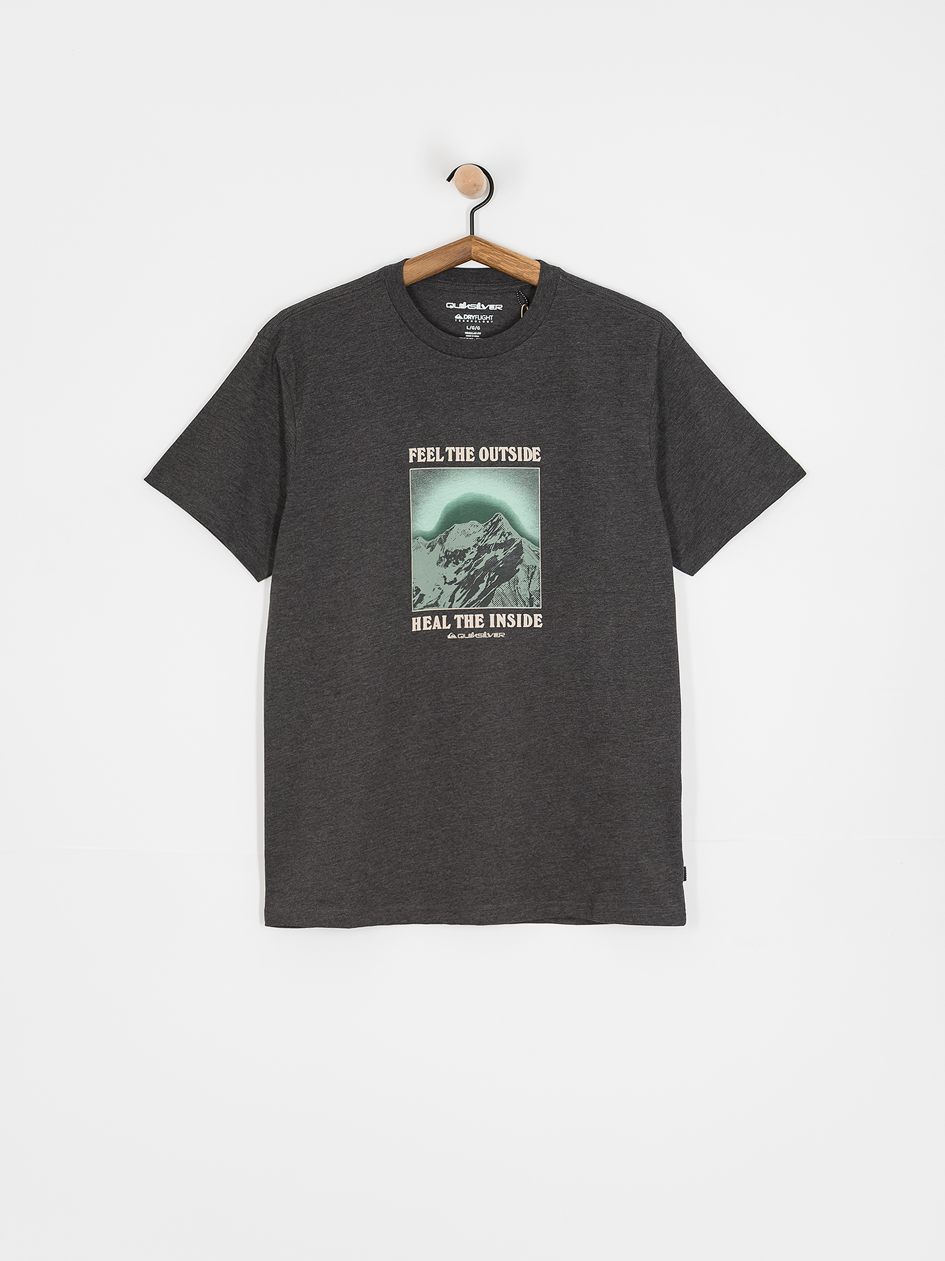 Tricou Quiksilver Feel The Outside (tarmac)