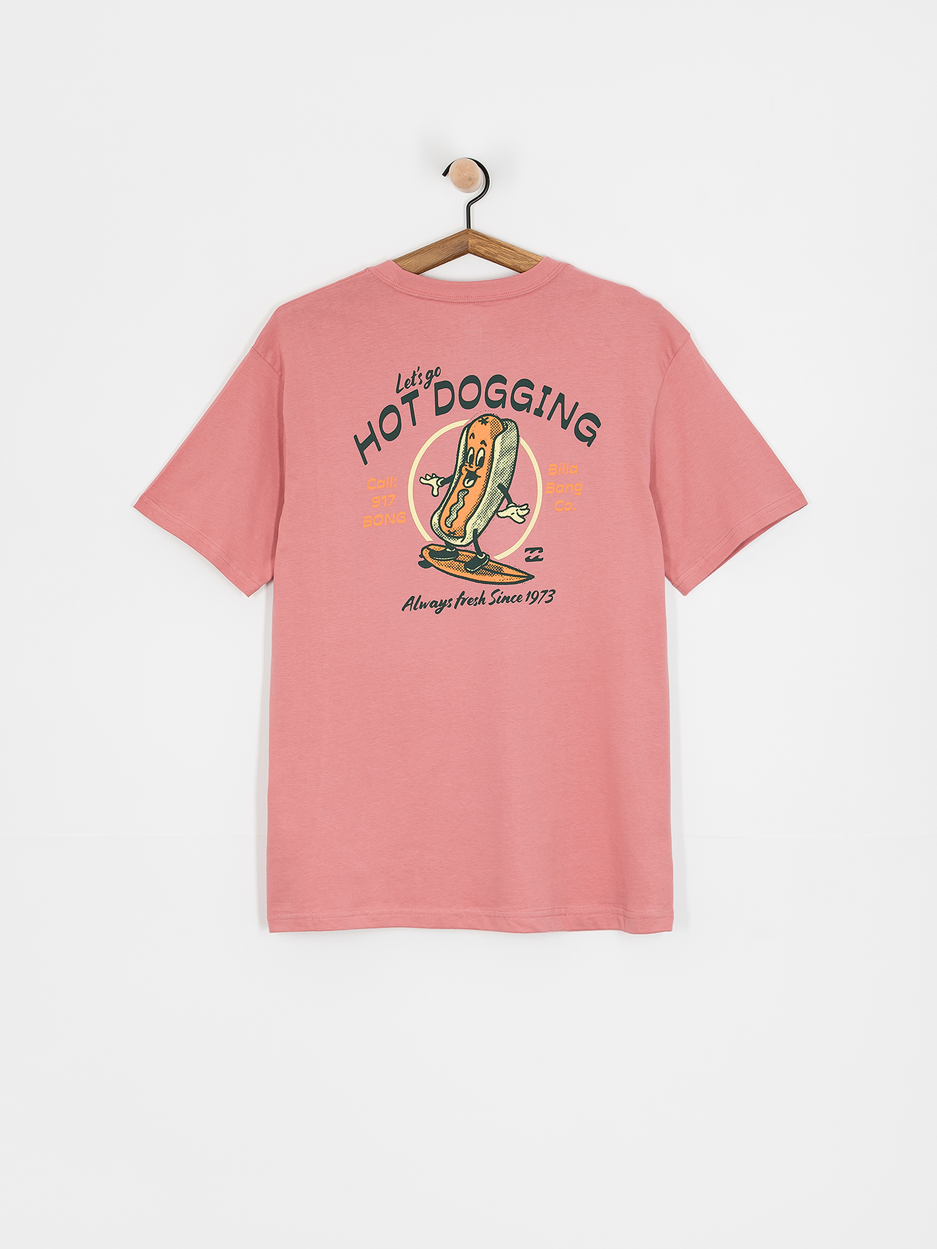 Tricou Billabong Lunch Break (dusty pink)