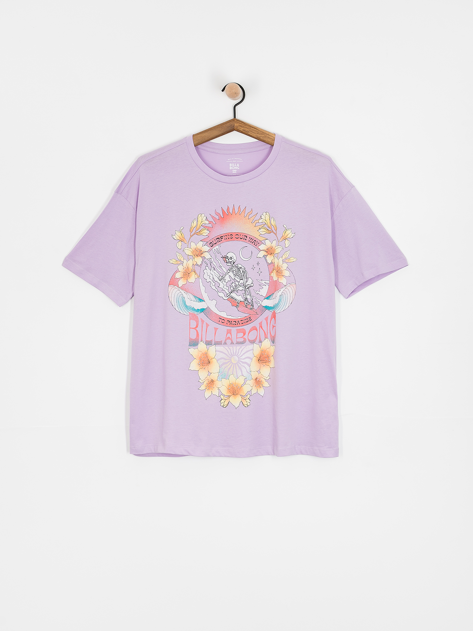 Tricou Billabong Goes Around Here Wmn (peaceful lilac)