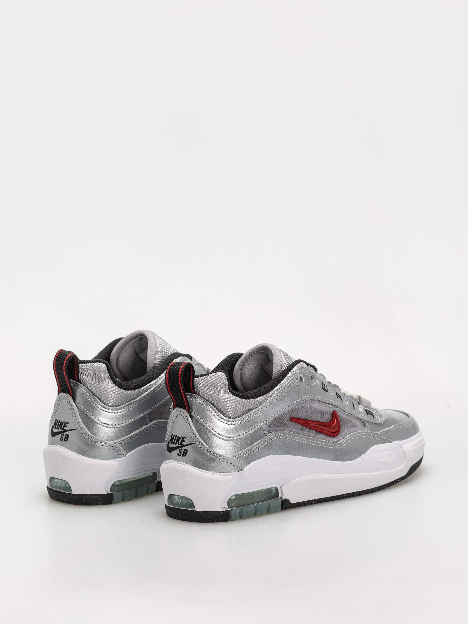 Pantofi Nike SB AIR MAX ISHOD PRM (metallic silver/varsity red)