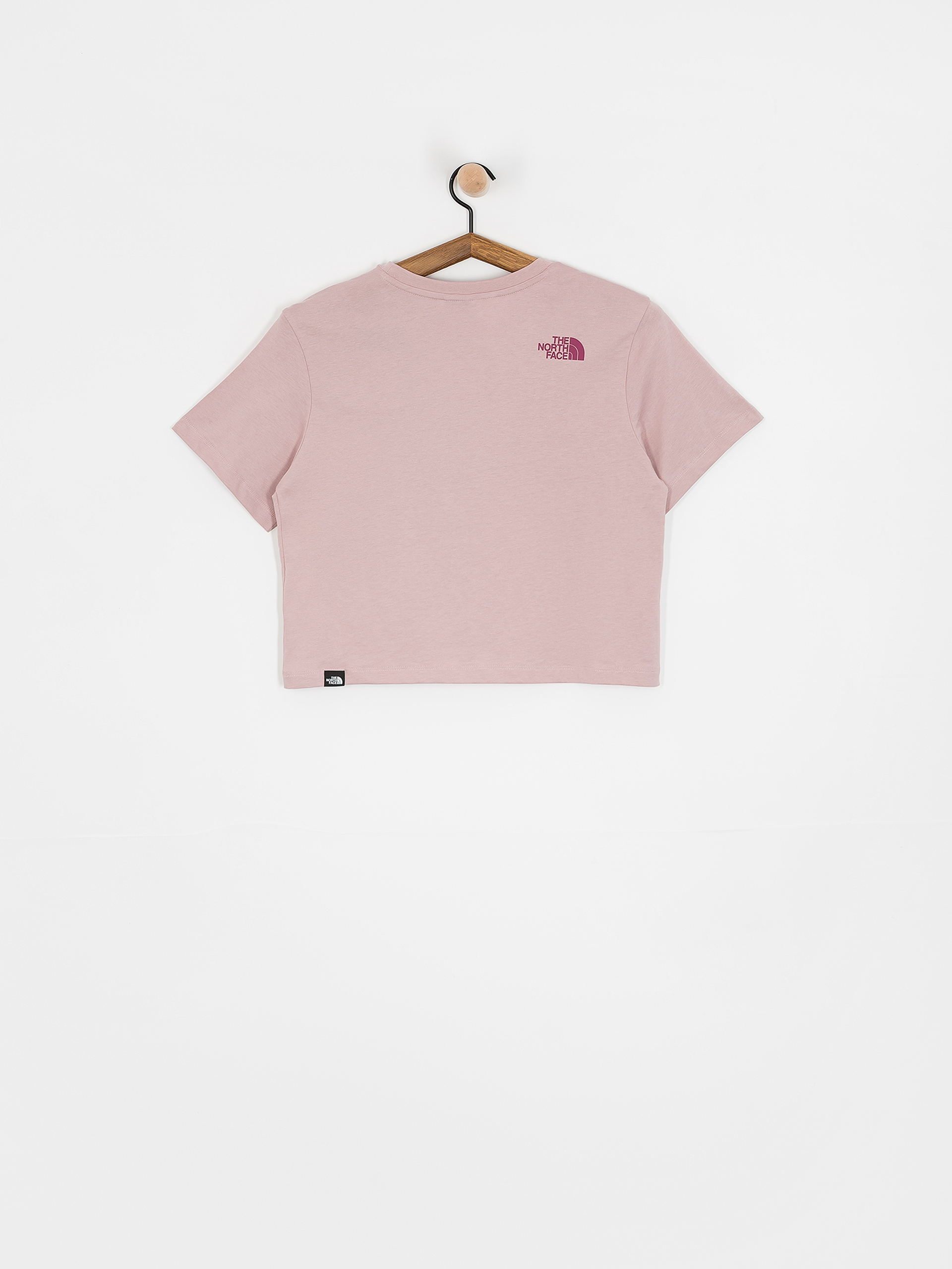 Tricou The North Face Easy Relaxed Cropped Wmn (metal pink/cyber berry)