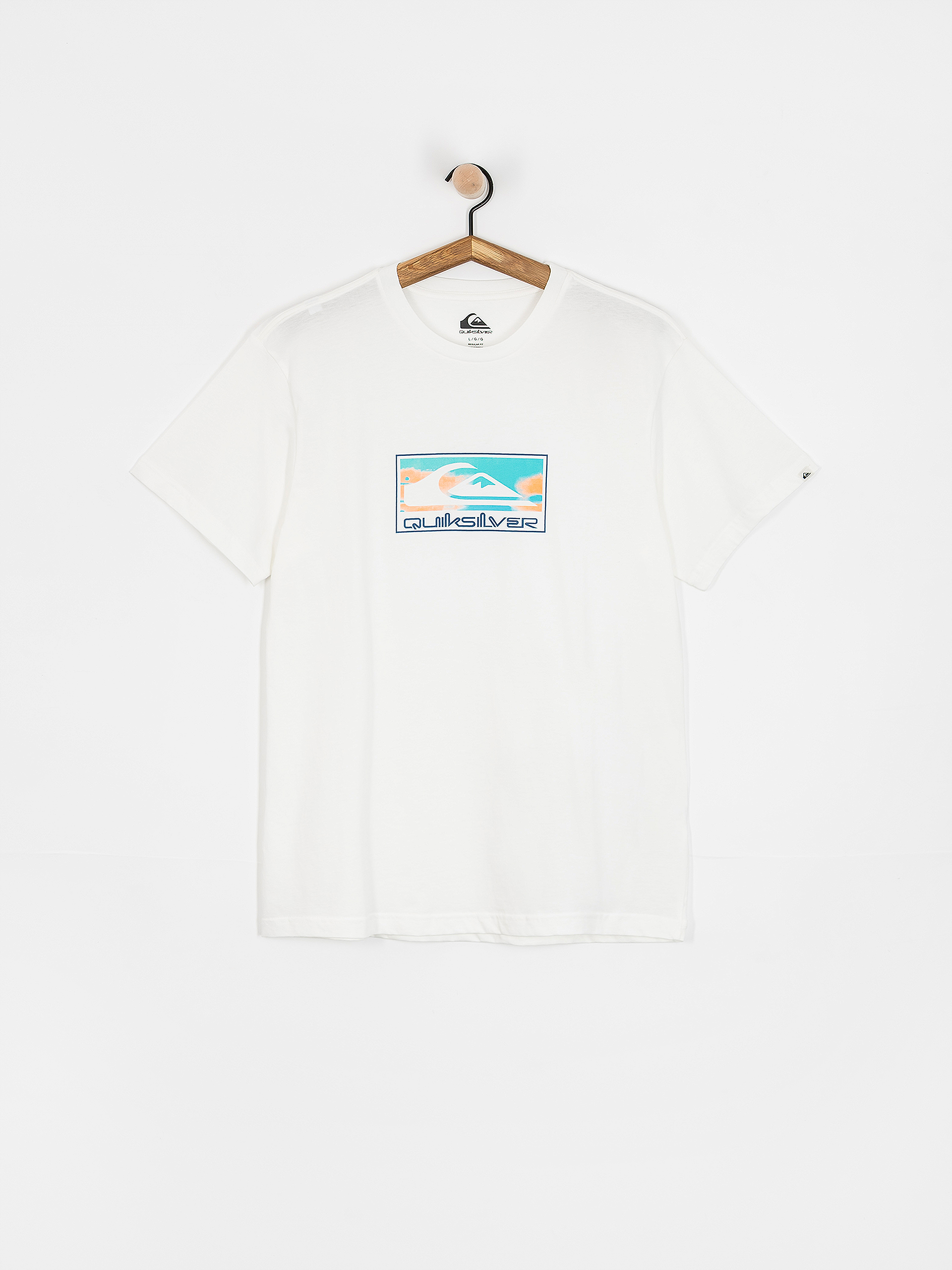 Tricou Quiksilver Gradient Box (white)