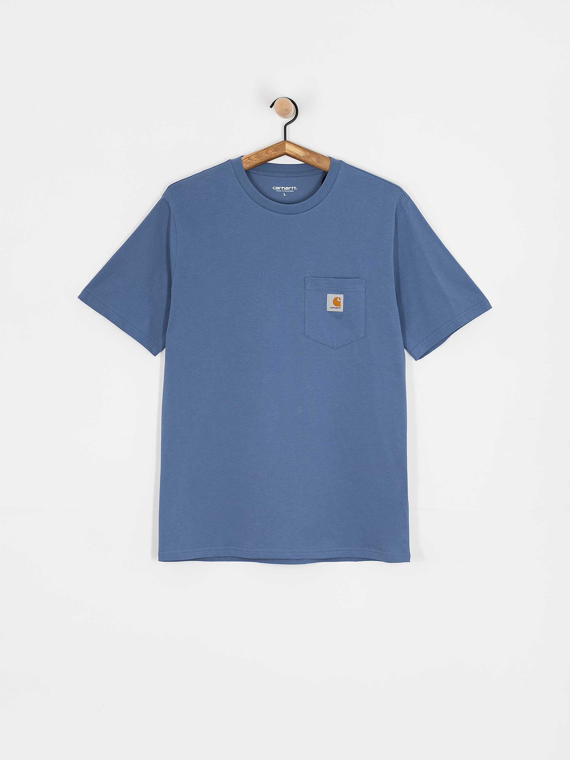 Tricou Carhartt WIP Pocket (blue iris)