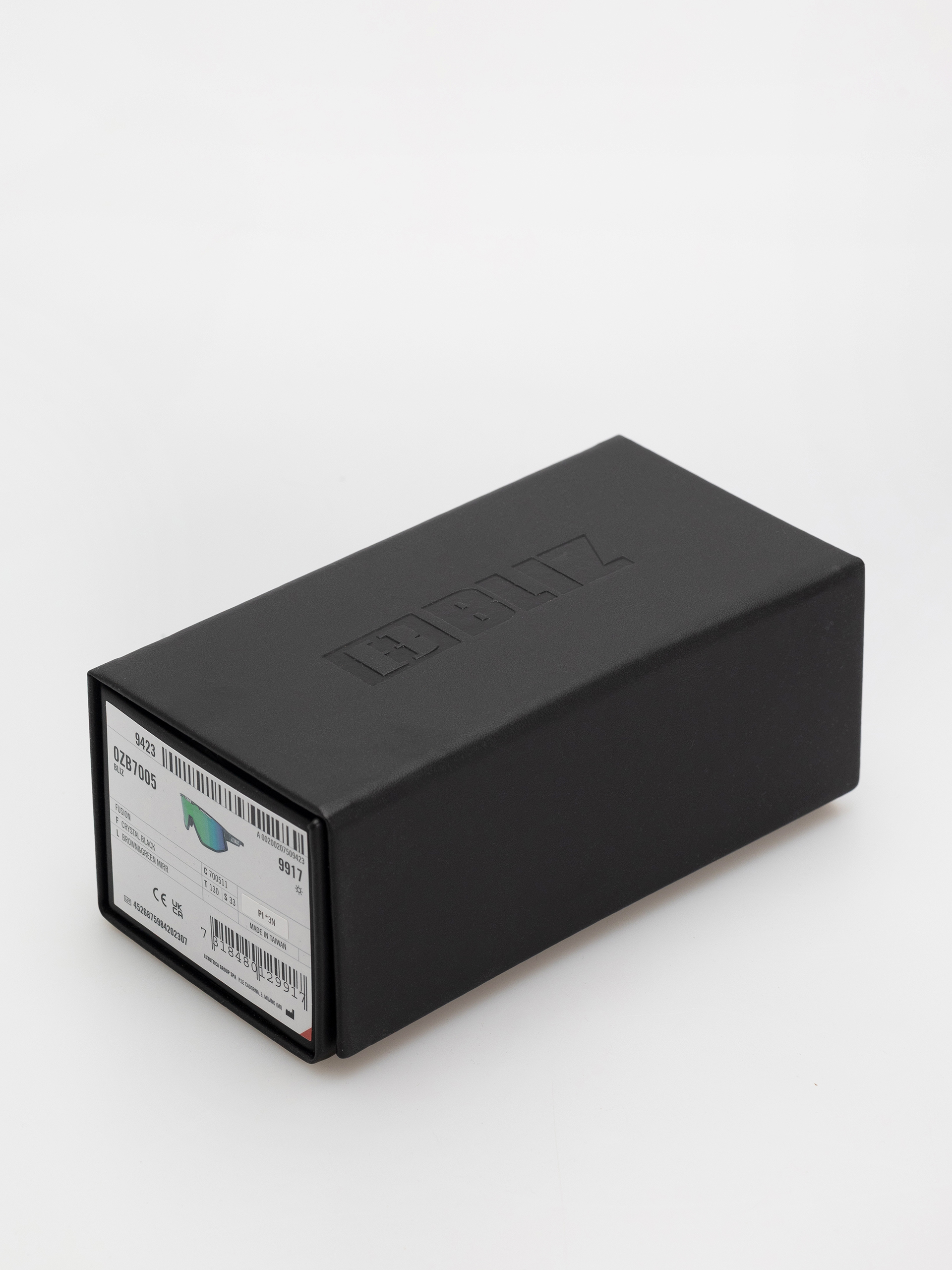 Ochelari de soare Bliz Fusion (crystal black/brown w green multi)