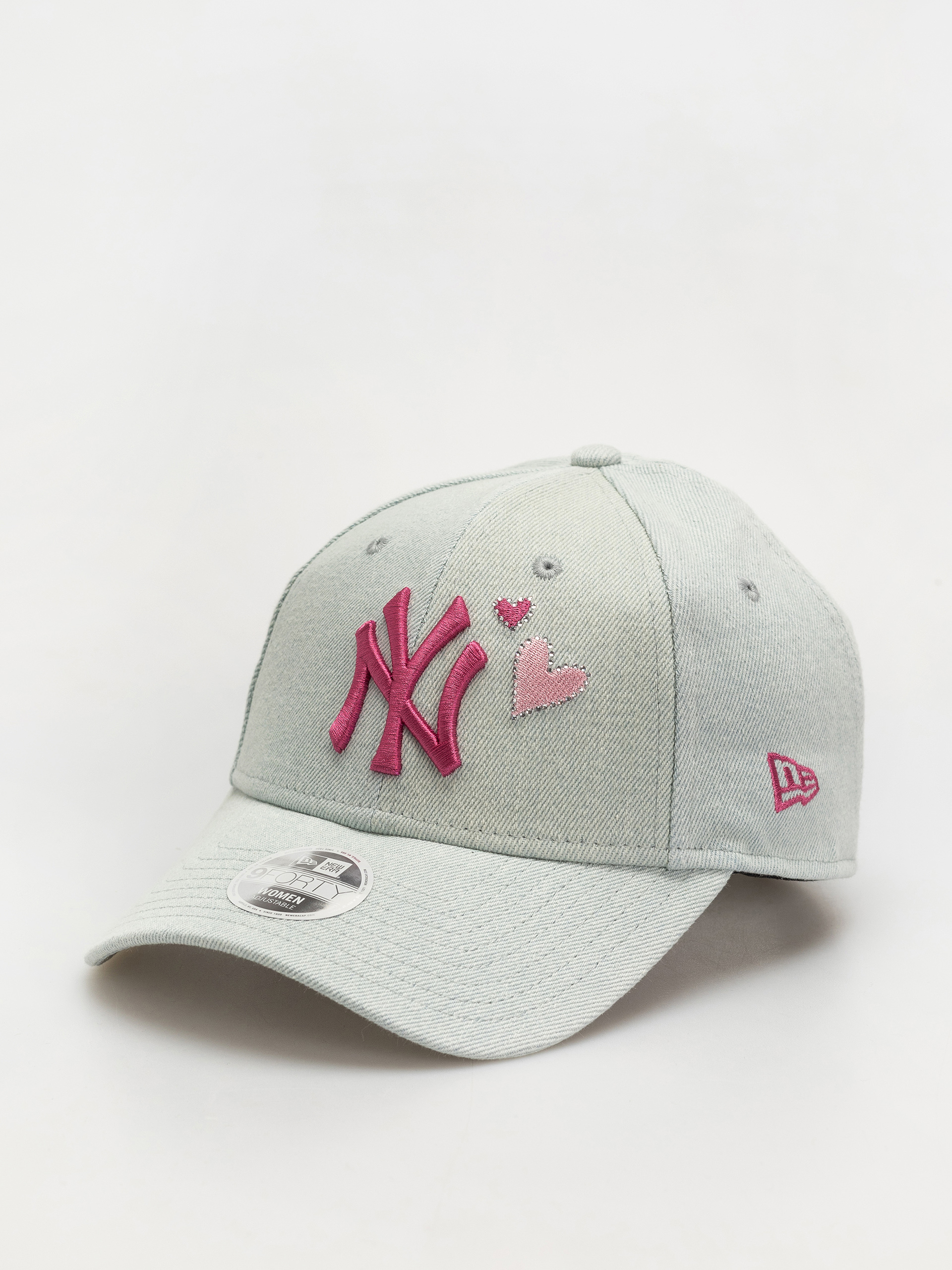 Șapcă New Era Denim Icon 9Forty New York Yankees Wmn (pastel blue)