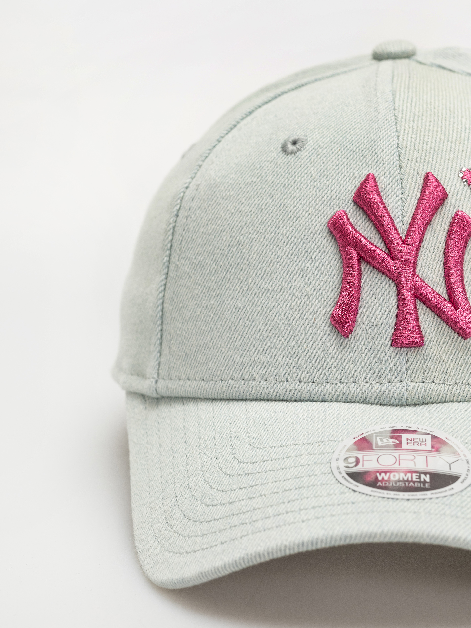 Șapcă New Era Denim Icon 9Forty New York Yankees Wmn (pastel blue)