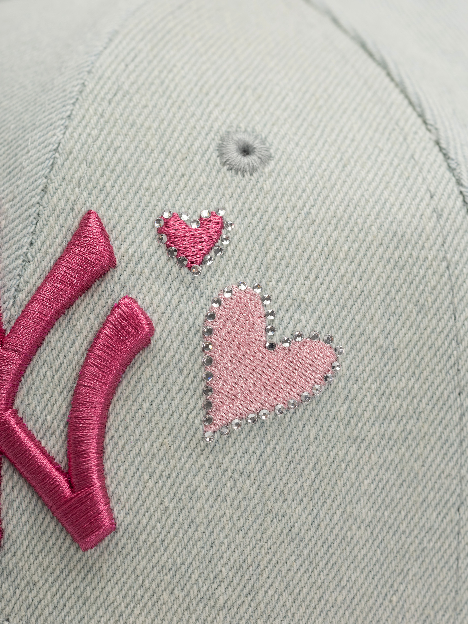 Șapcă New Era Denim Icon 9Forty New York Yankees Wmn (pastel blue)
