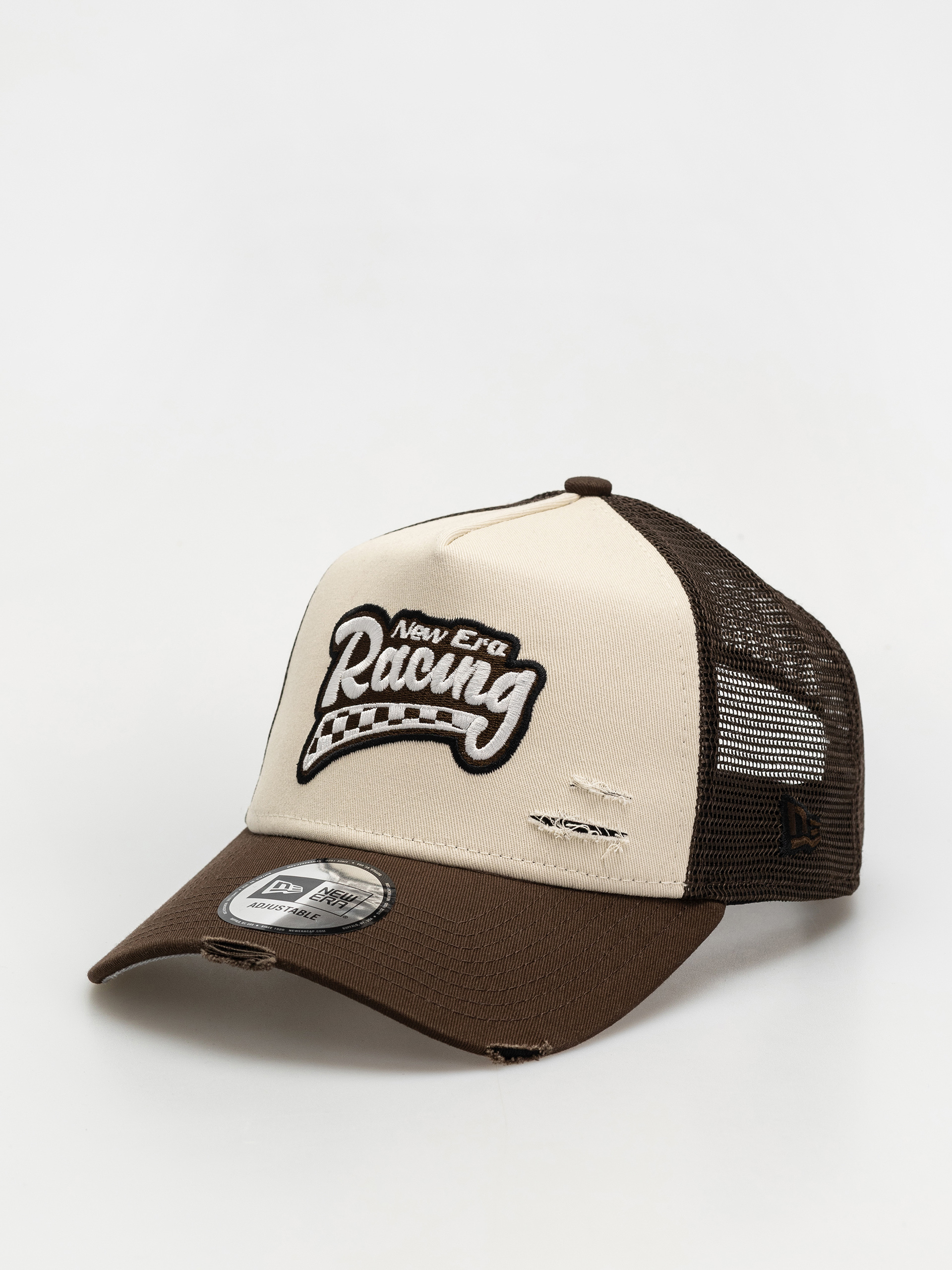 Șapcă New Era Motorsport Trucker (light beige)