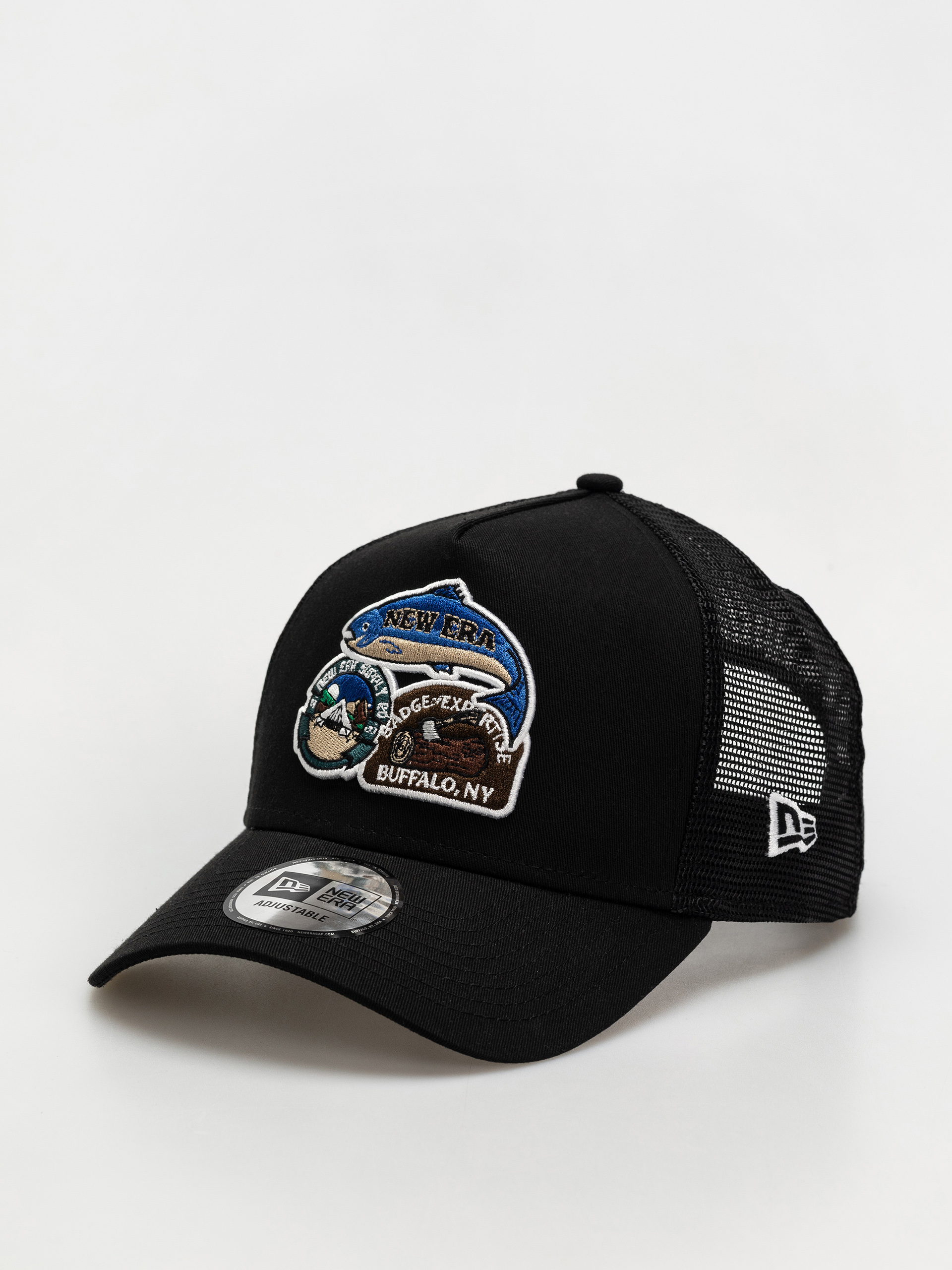 Șapcă New Era Outdoor Patch Trucker (black)