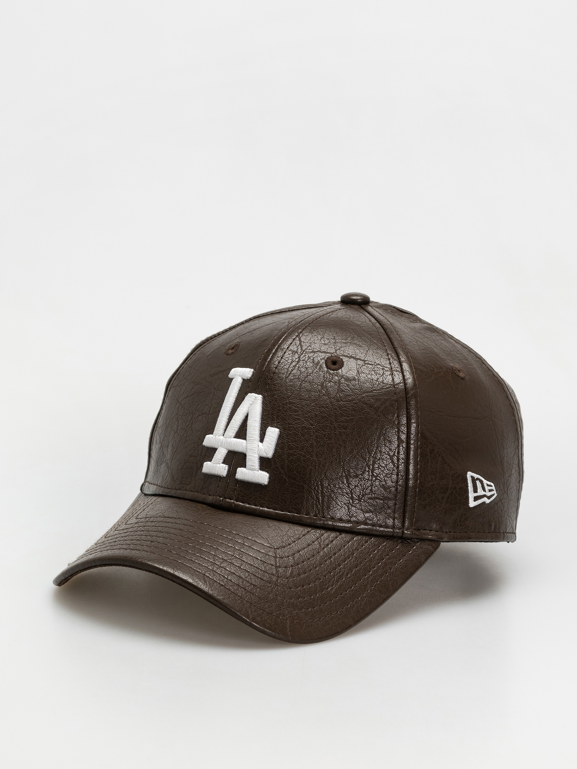 Șapcă New Era Crinkled Pu 9Forty La Dodgers Wmn (dark brown)