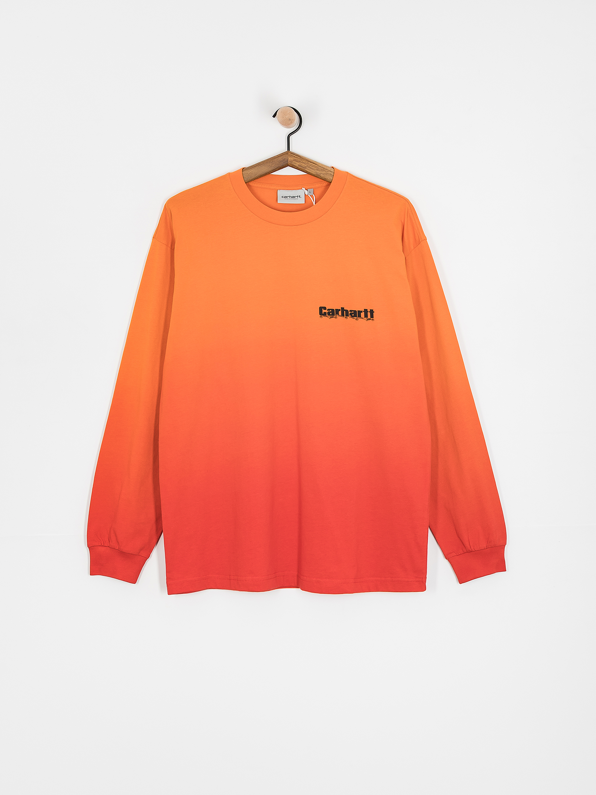 Longsleeve Carhartt WIP Light Work (pumpkin/cherry)