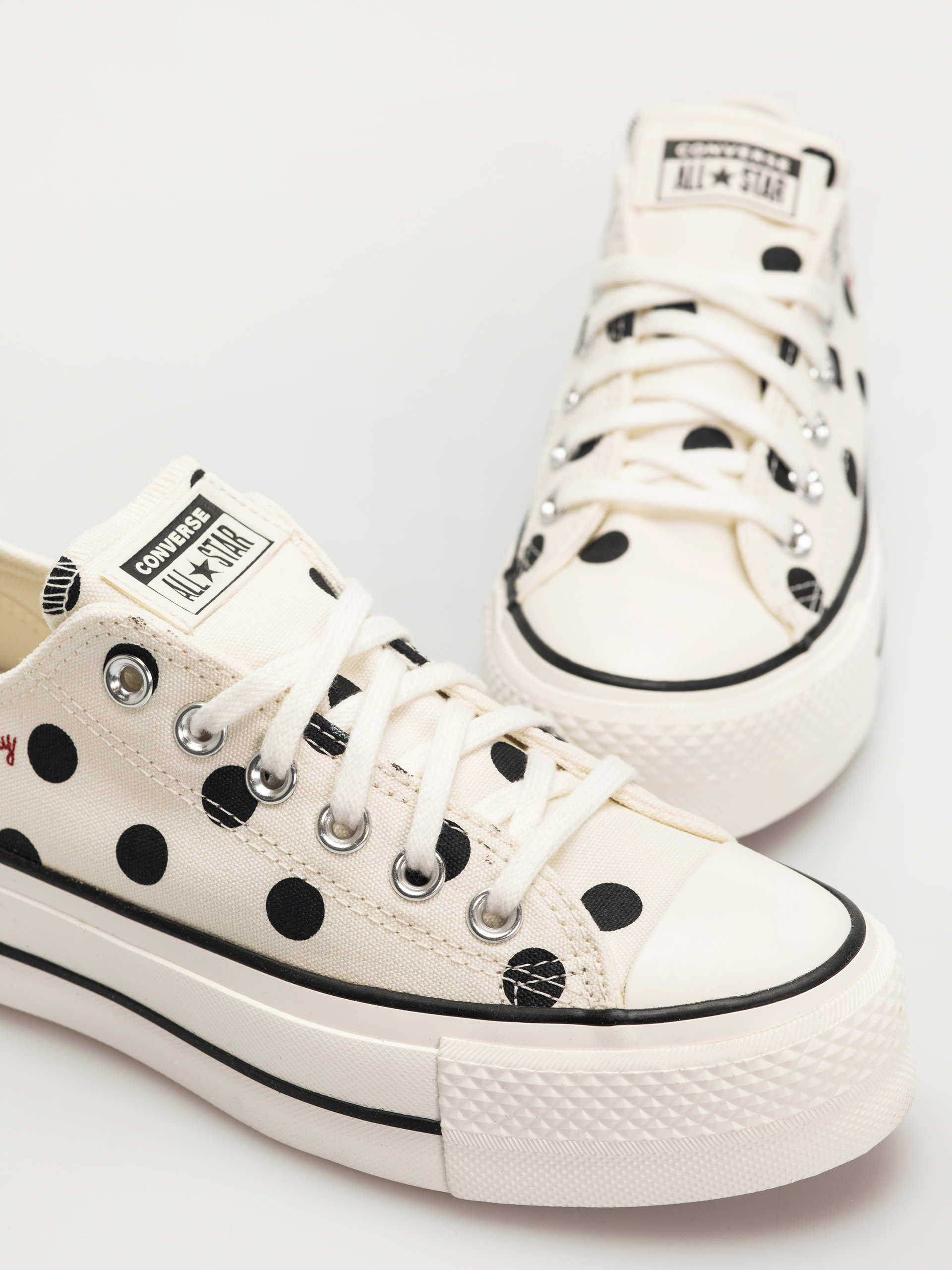 Teniși Converse Chuck Taylor All Star Lift Ox Wmn (egret/black/days ahead)