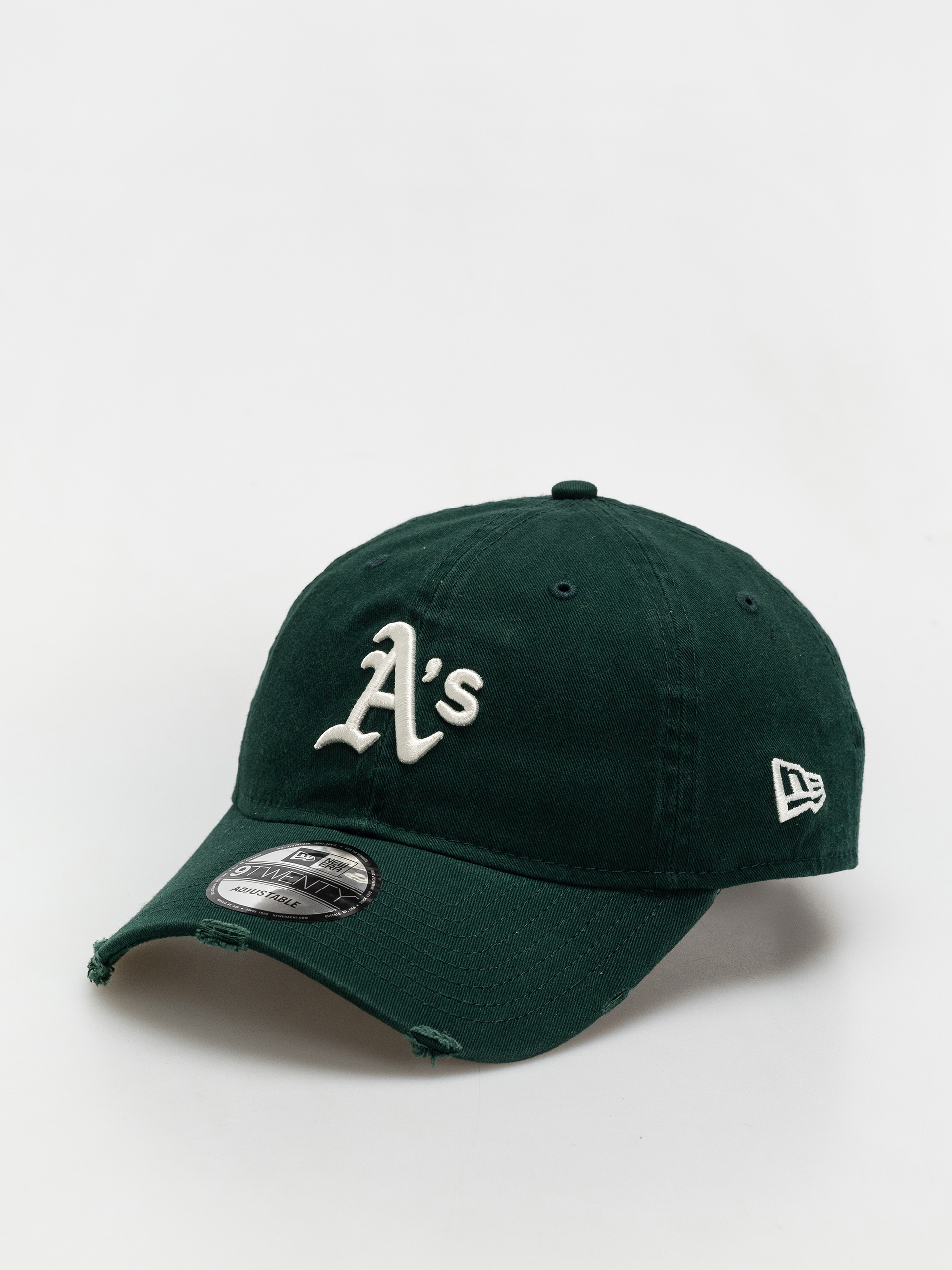 Șapcă New Era Distressed 9Twenty Athletics (dark green)