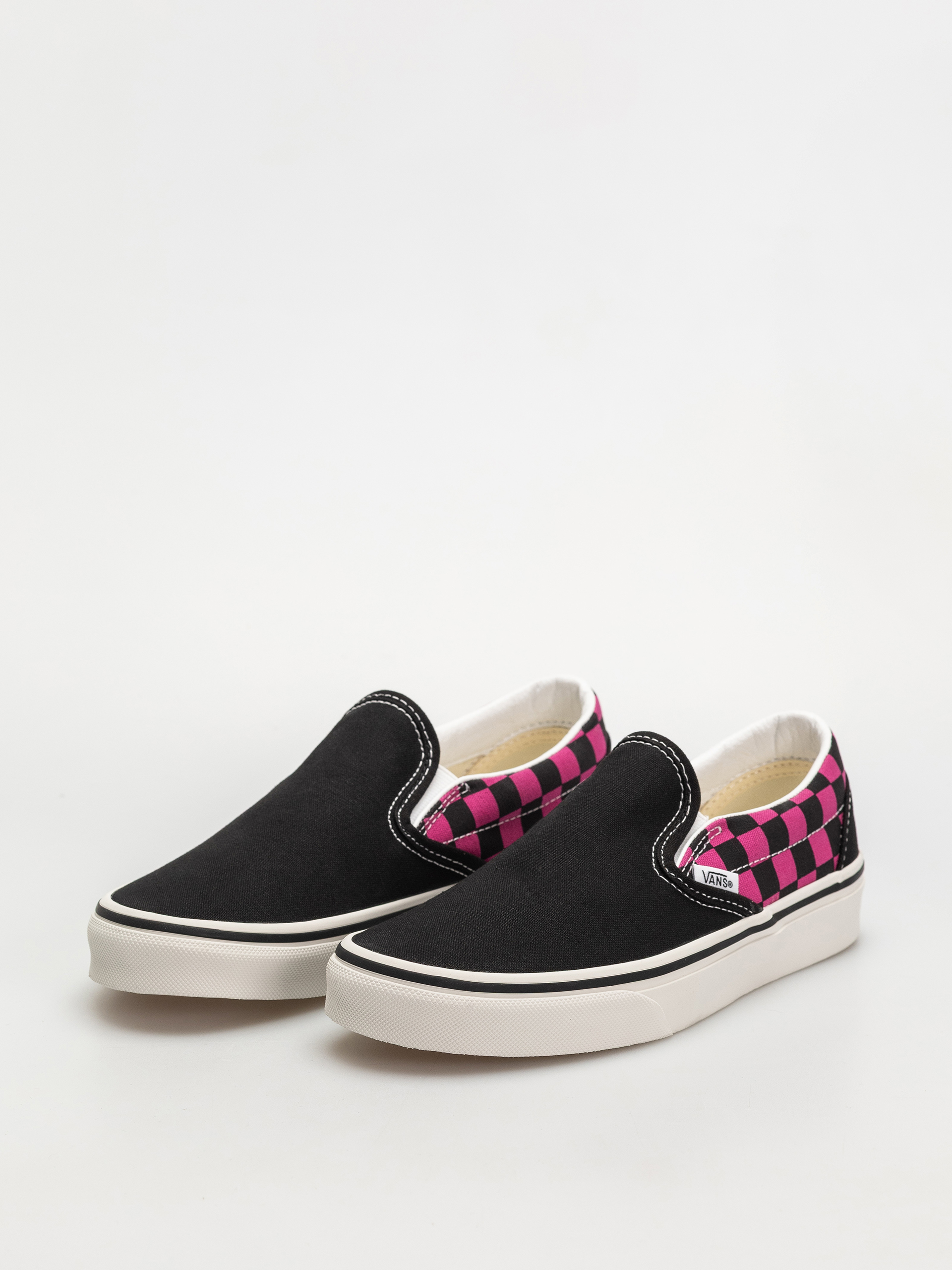 Pantofi Vans Classic Slip On (pop check raspberry rose)