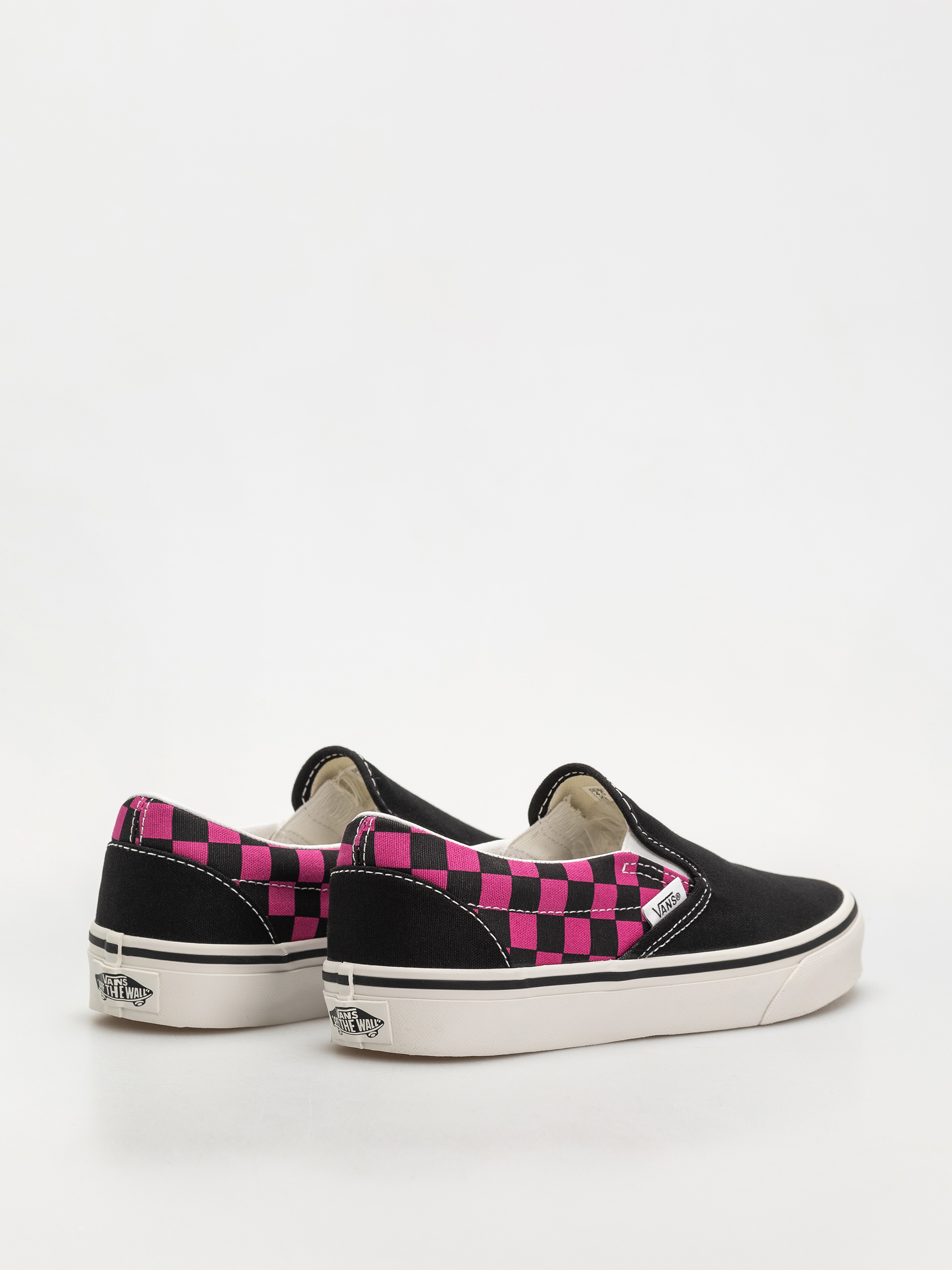 Pantofi Vans Classic Slip On (pop check raspberry rose)