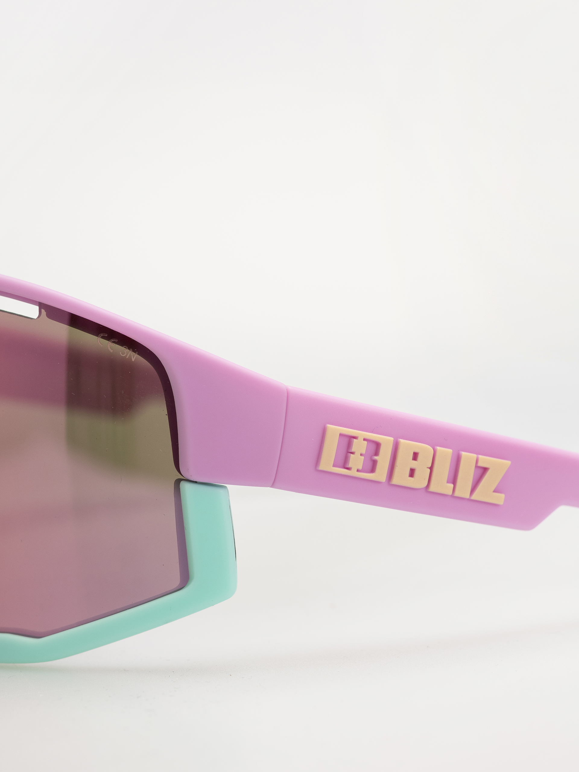 Ochelari de soare Bliz Fusion (matt pastel purple w yellow logo matt mint jawbone + spare jawbone in yellow/brown w pink multi)