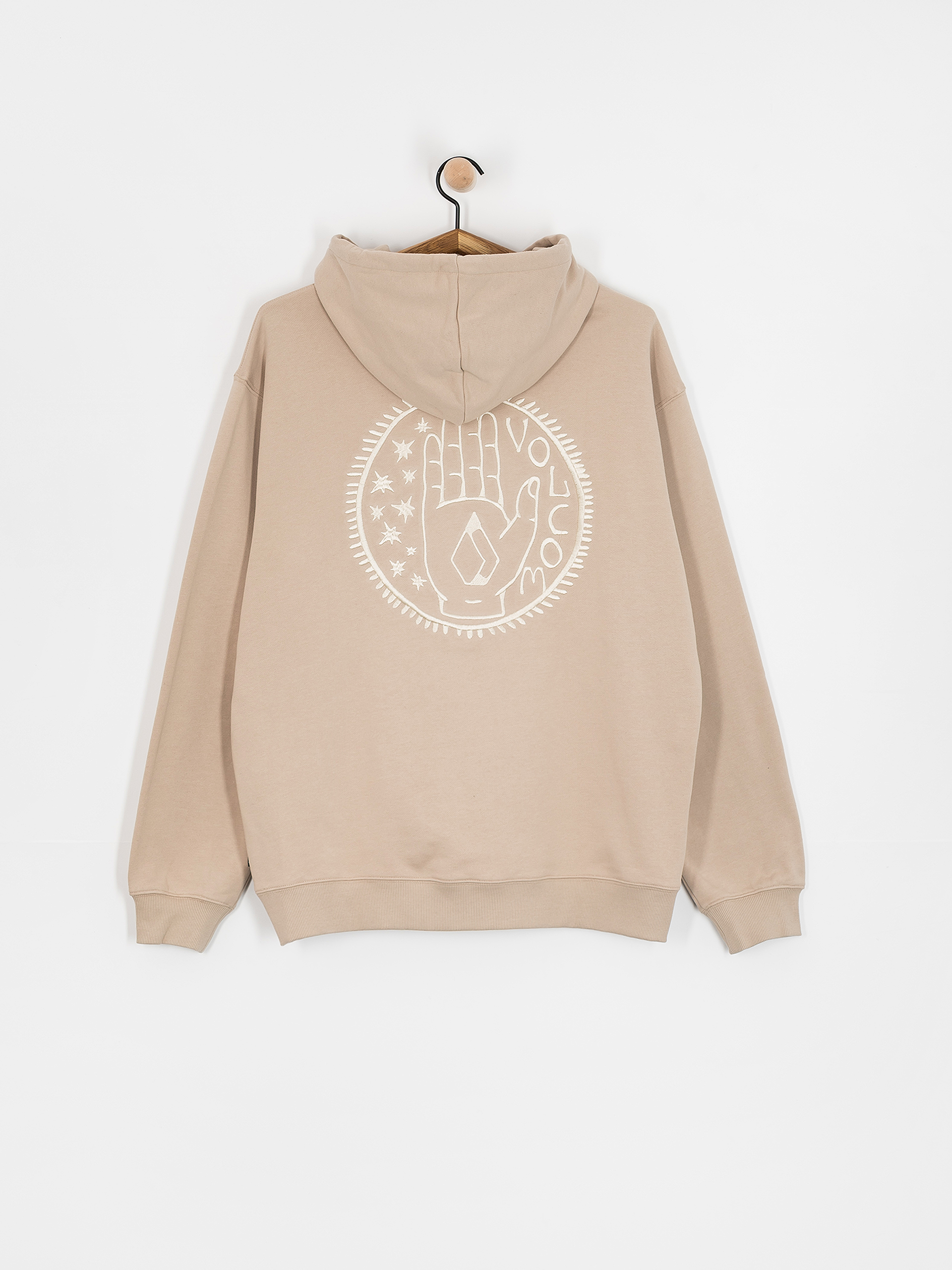 Hanorac cu glugă Volcom Handerry HD (light khaki)