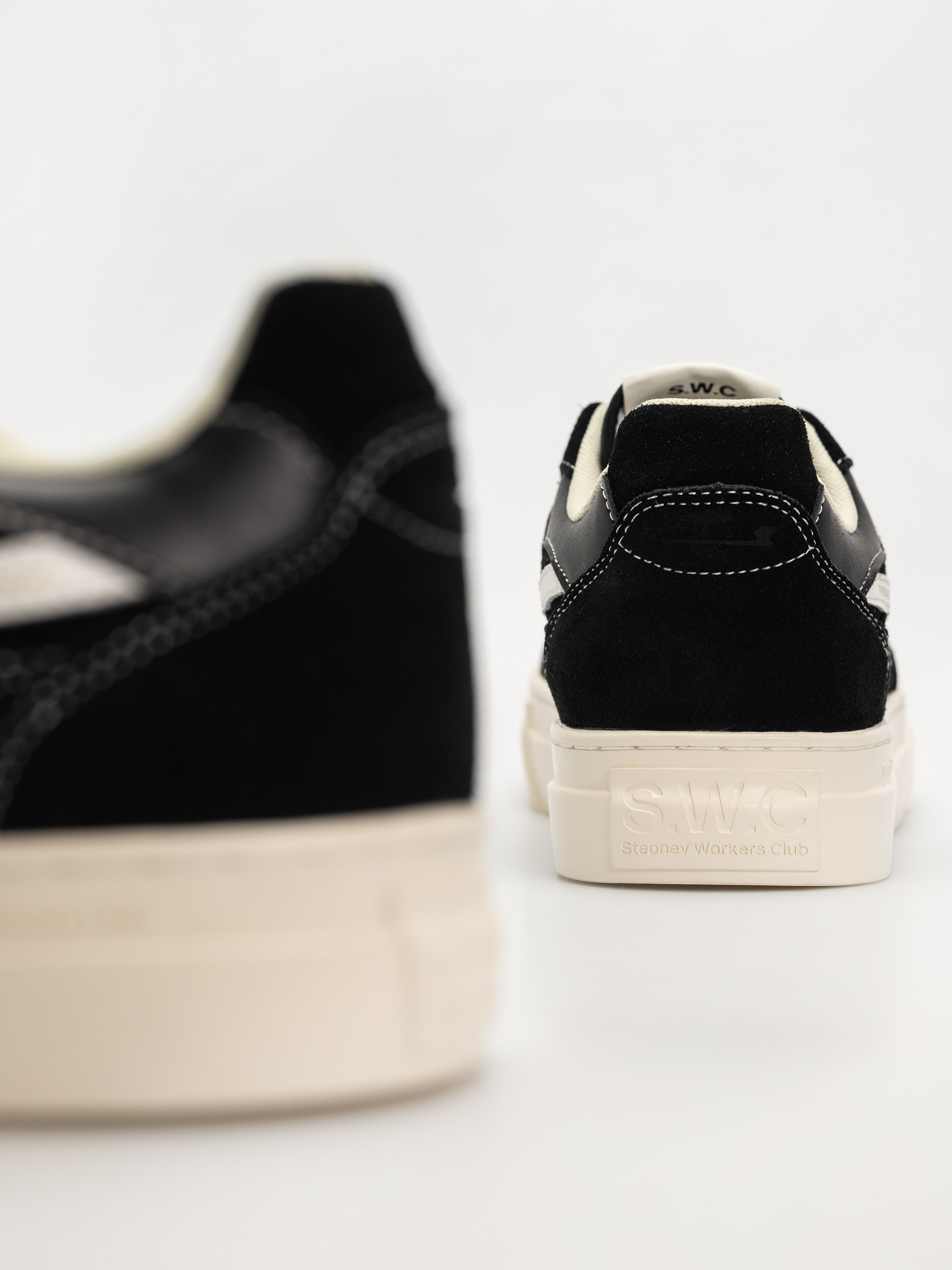 Pantofi Stepney Workers Club Pearl S-Strike (black white)