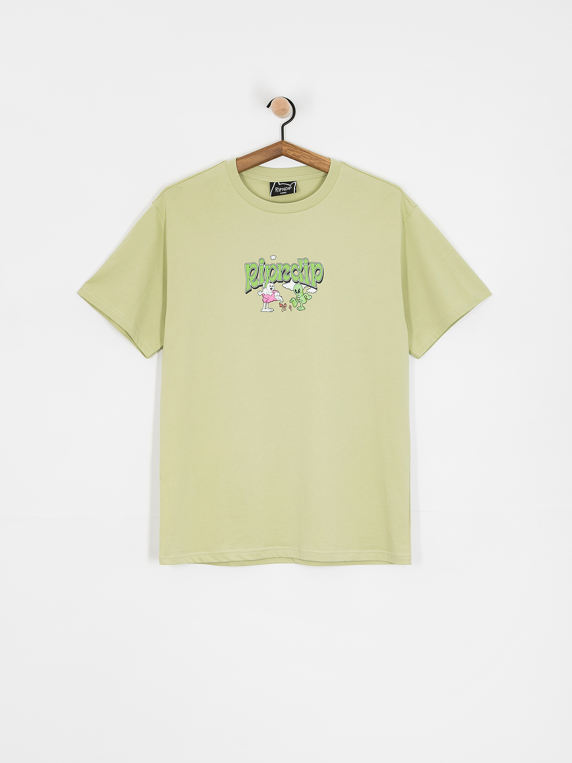 Tricou RipNDip Playground (light moss)