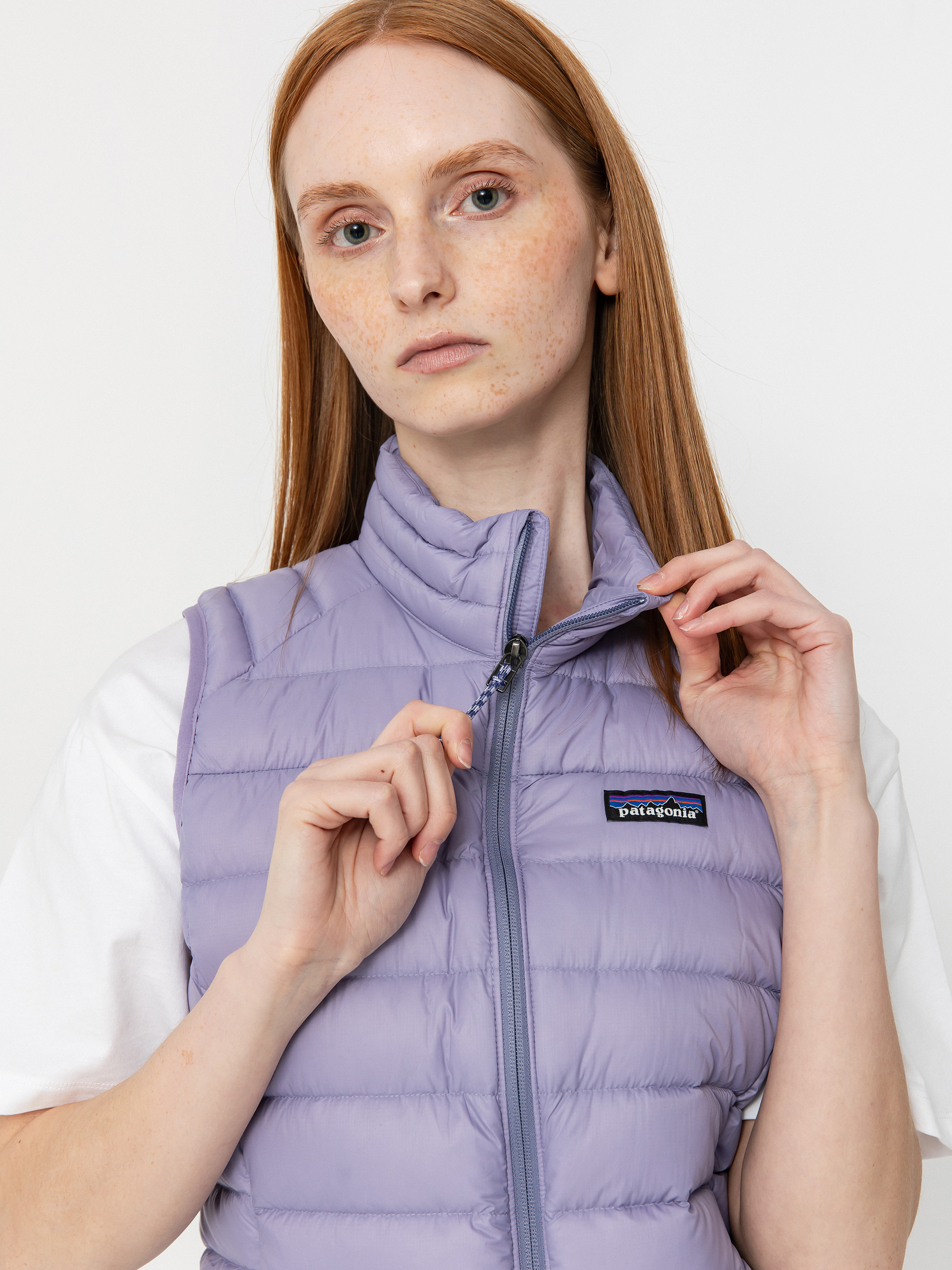 Vestă Patagonia Down Sweater Wmn (concrete purple)