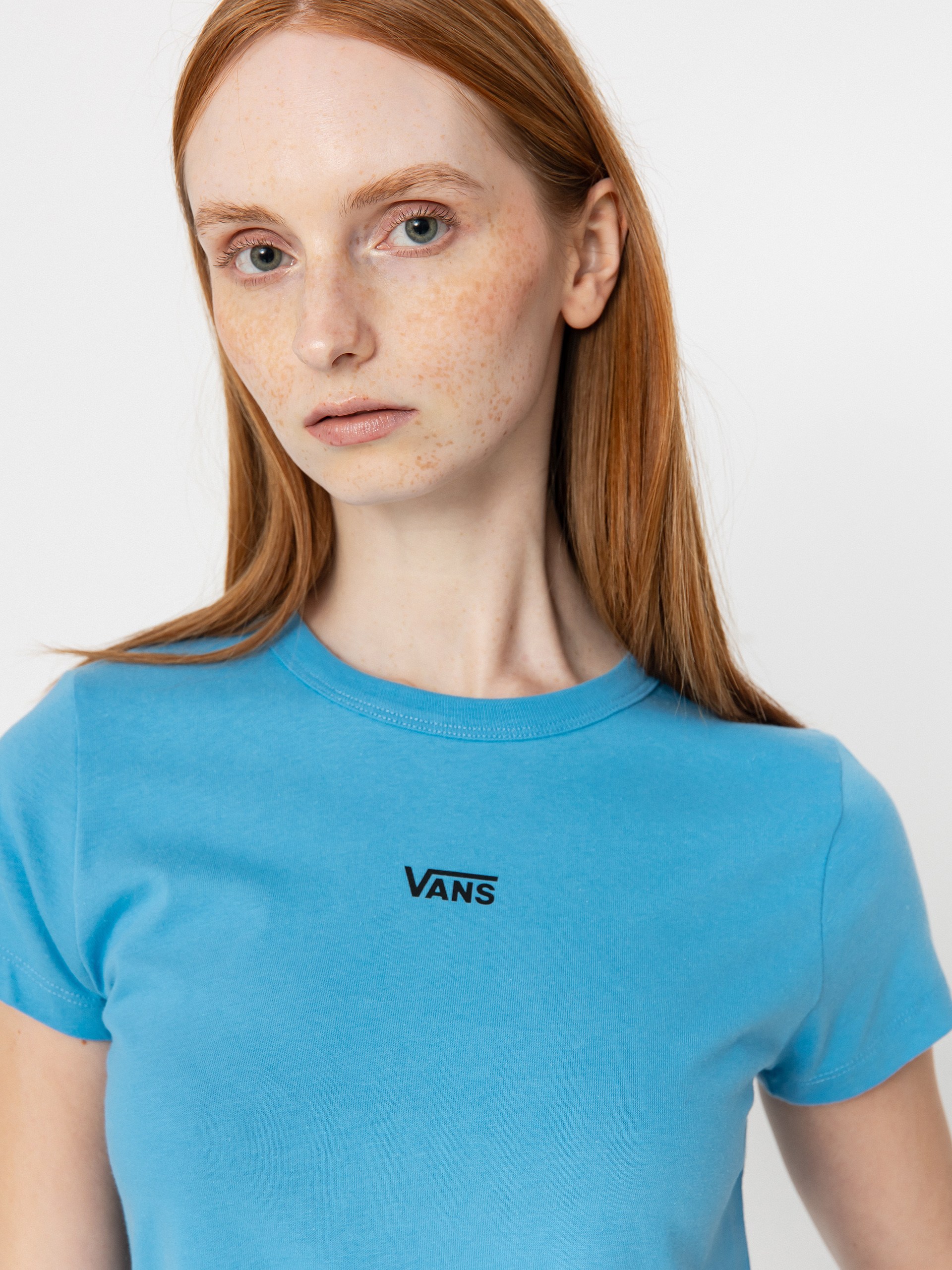Tricou Vans Basic Mini Wmn (heritage blue)