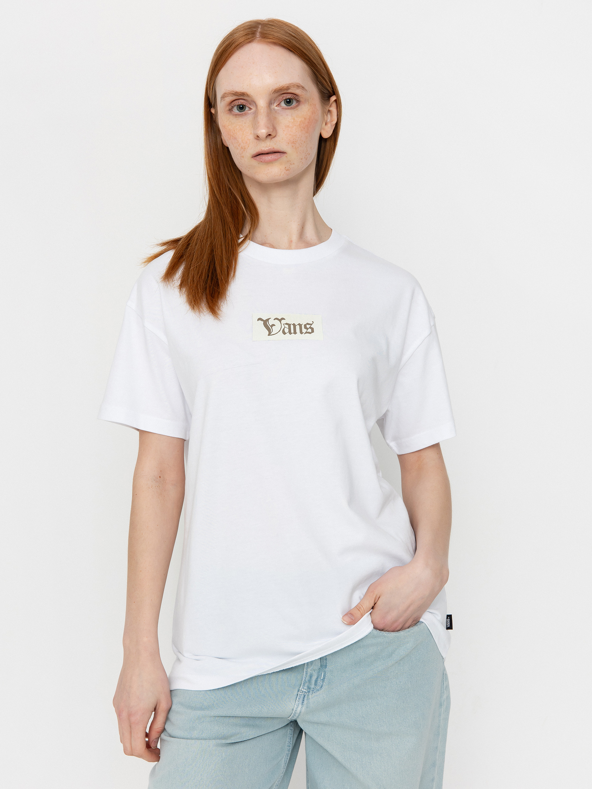 Tricou Vans Garden Oversized Wmn (white)