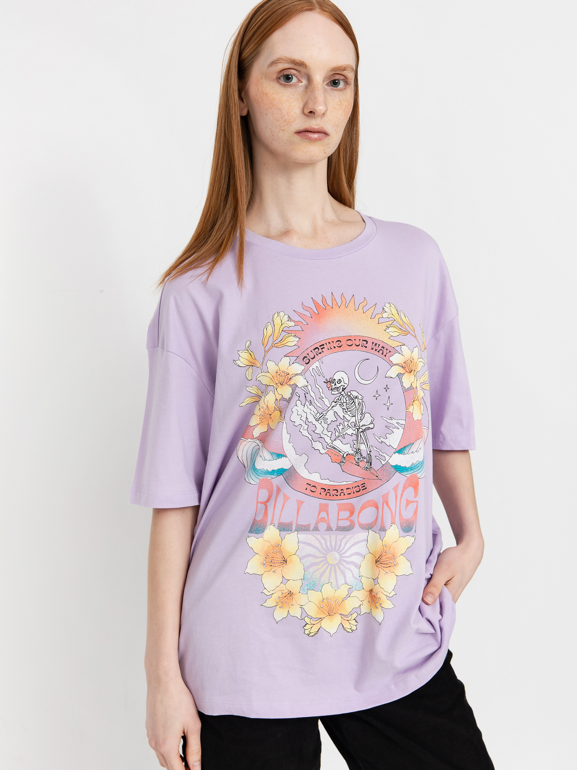 Tricou Billabong Goes Around Here Wmn (peaceful lilac)