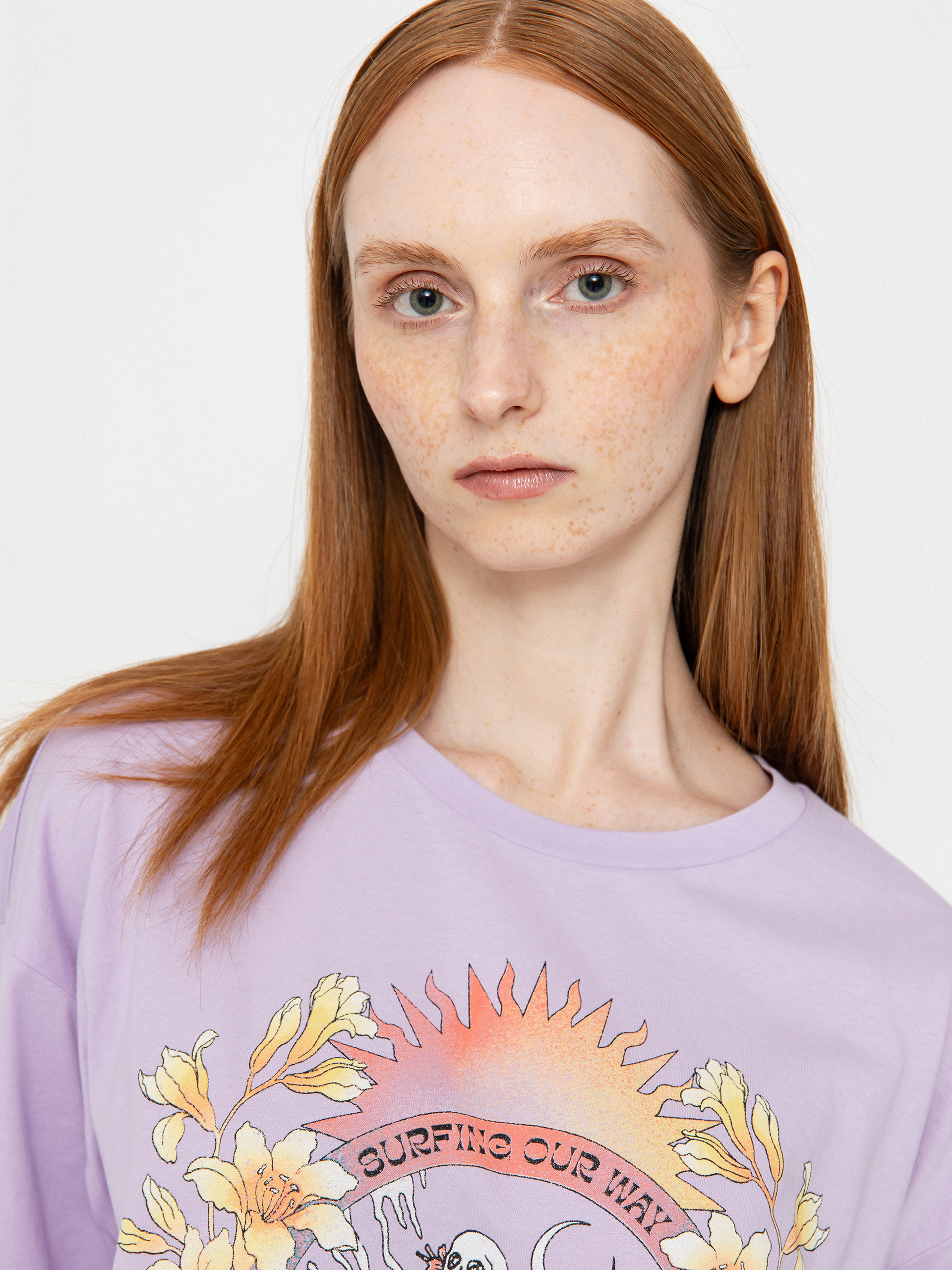 Tricou Billabong Goes Around Here Wmn (peaceful lilac)