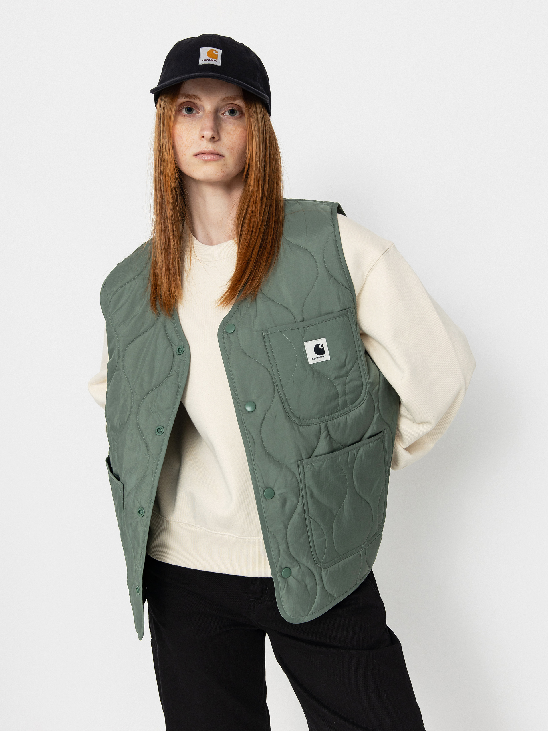 Vestă Carhartt WIP Skyler Wmn (park)