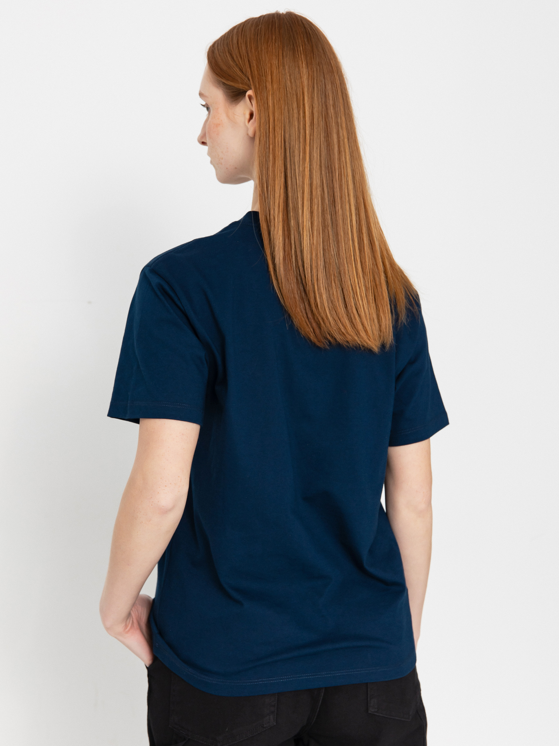 Tricou Carhartt WIP Pocket Heart Wmn (ink/red)