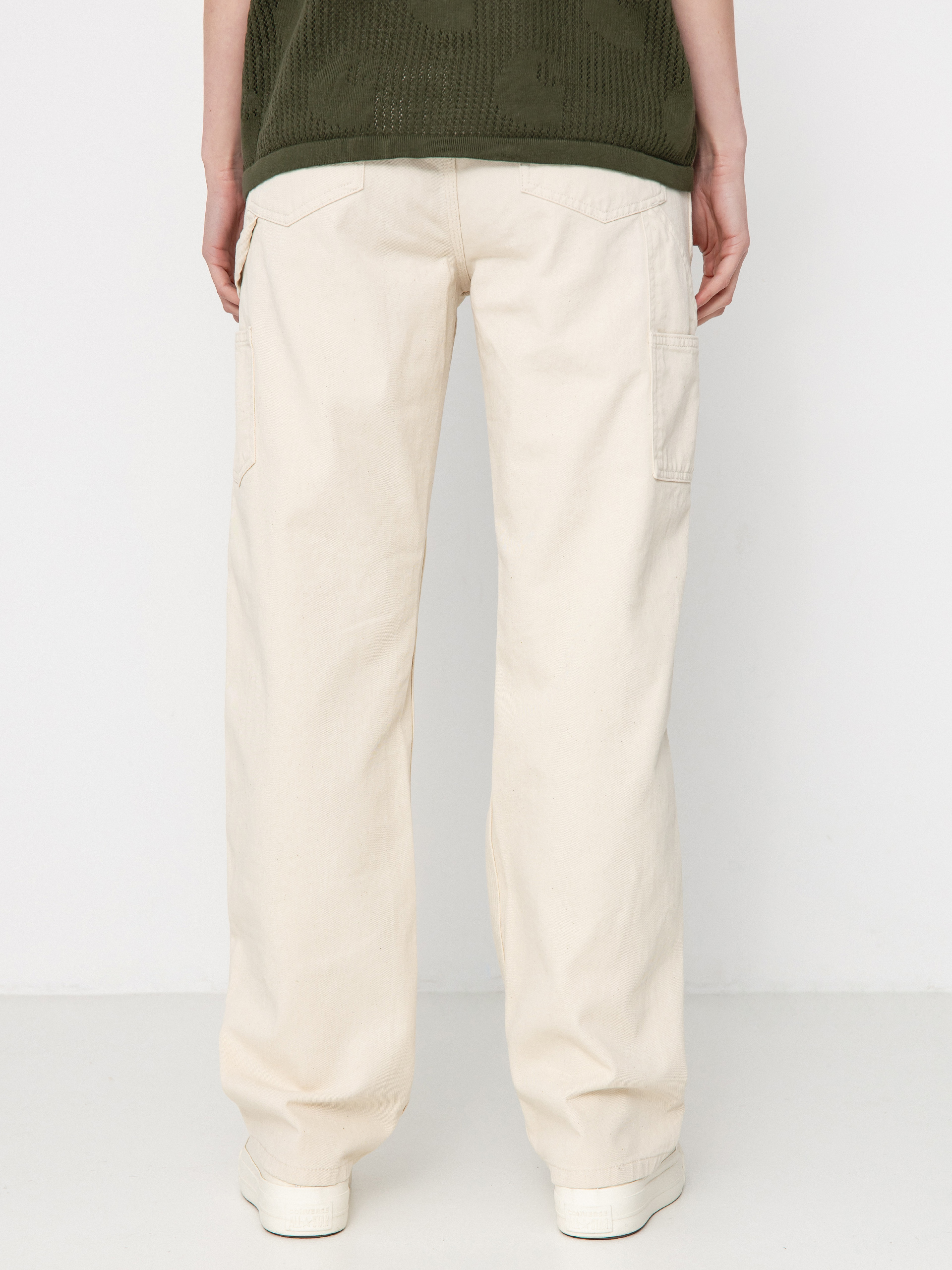 Pantaloni Carhartt WIP Drewe Wmn (natural)