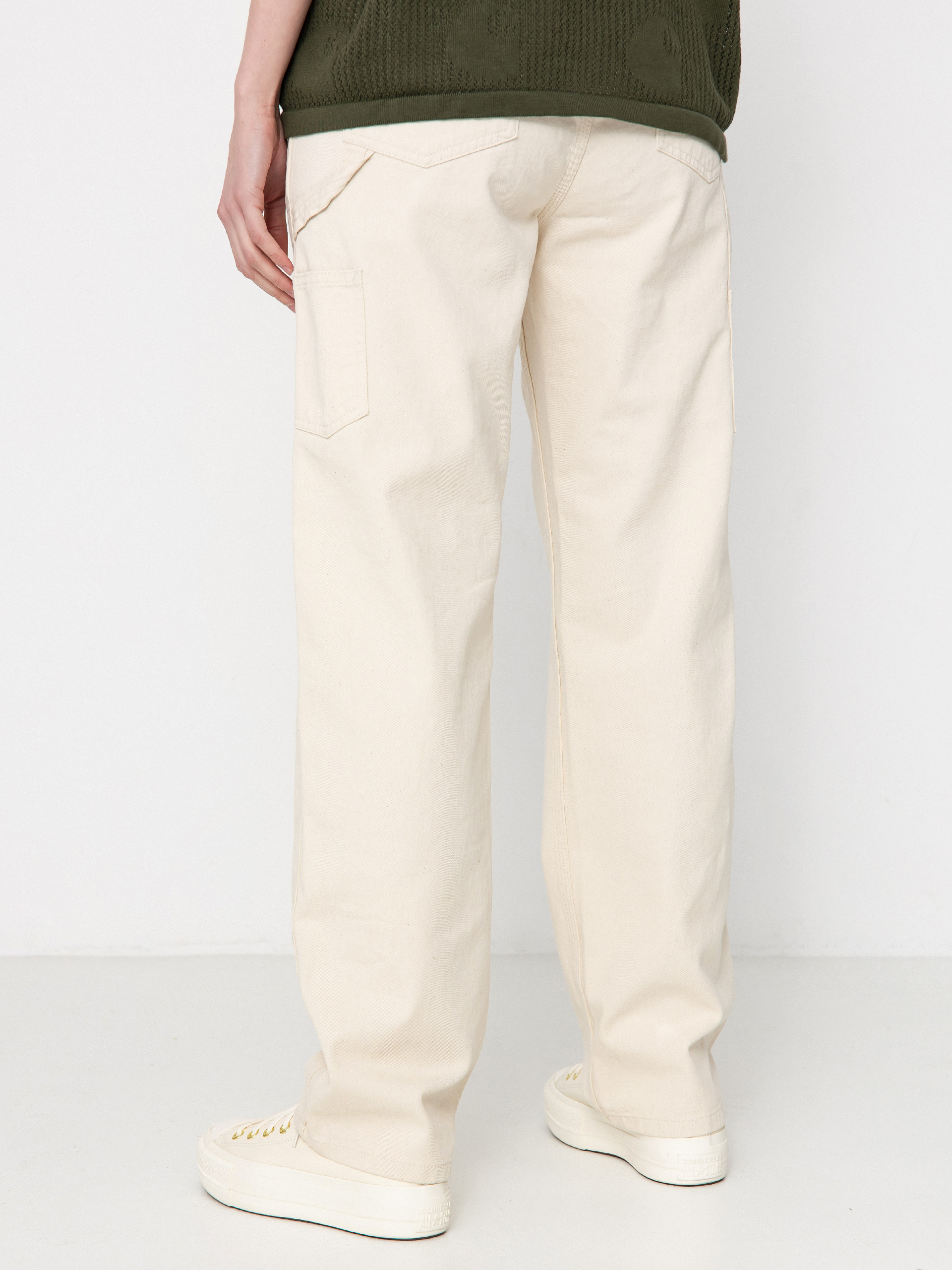 Pantaloni Carhartt WIP Drewe Wmn (natural)